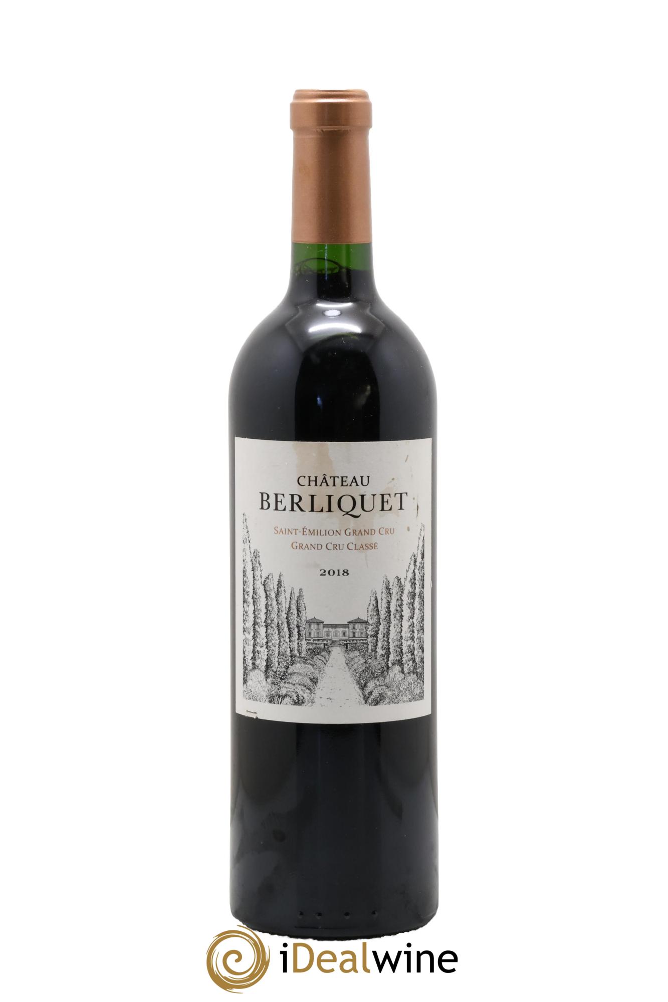 Château Berliquet Grand Cru Classé 2018 - Lot of 1 bottle - 0