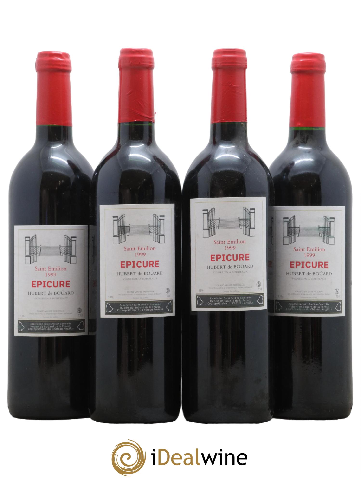Saint-Émilion Chateau Epicure 1999 - Lot de 4 bouteilles - 0