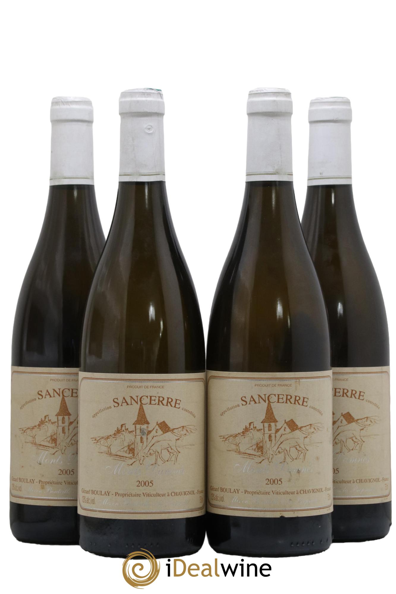 Sancerre Monts Damnés Gérard Boulay 2005 - Lot de 4 bouteilles - 0