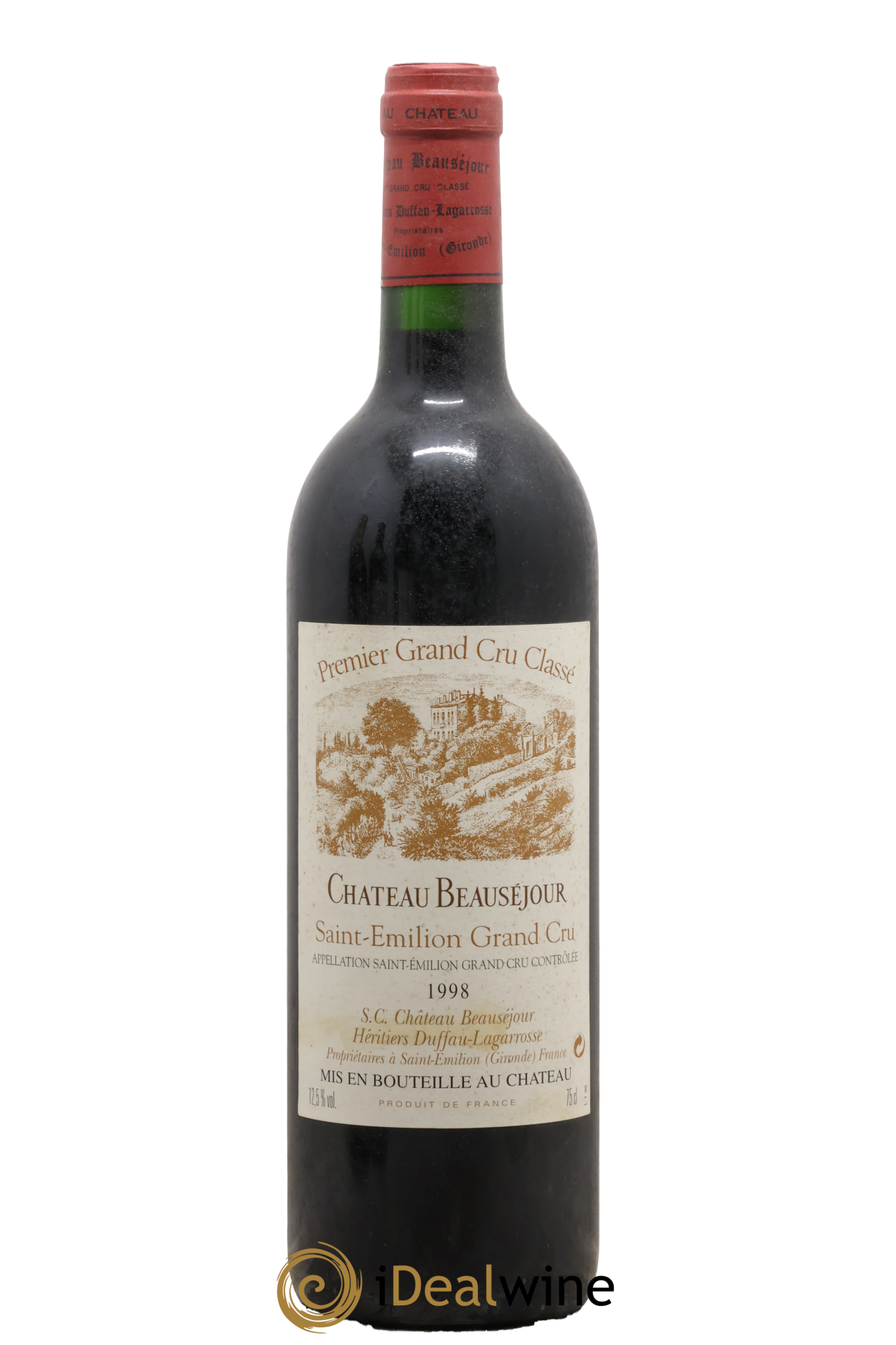 Château Beauséjour (Duffau-Lagarrosse) 1er Grand Cru Classé B 1998 - Lot of 1 bottle - 0
