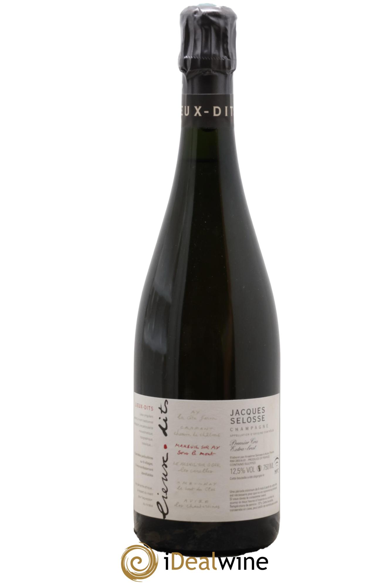 Mareuil sur Ay Sous le Mont Extra-Brut Jacques Selosse - Lot of 1 bottle - 0