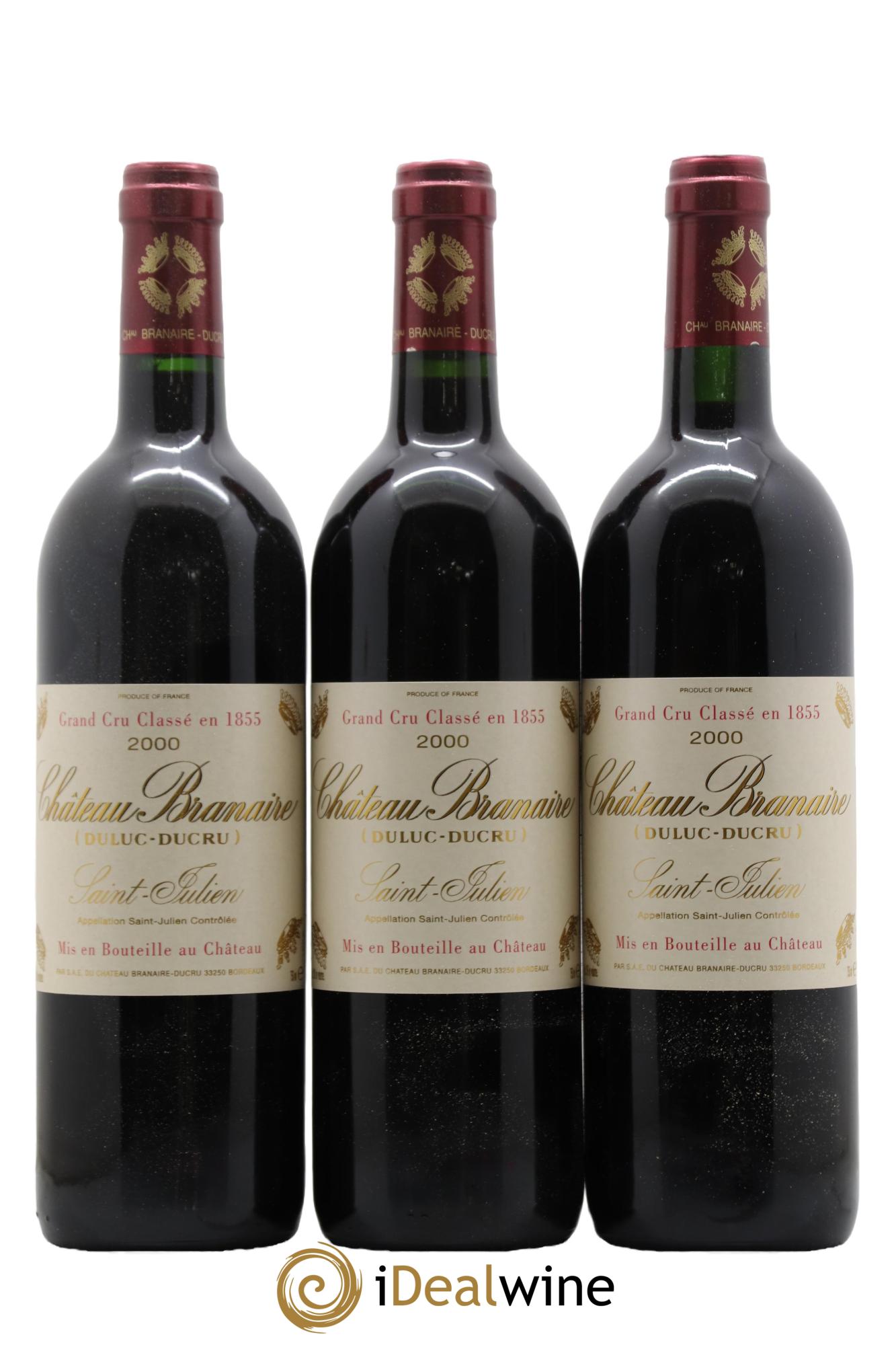 Duluc de Branaire Second Vin 2000 - Lot de 12 bouteilles - 1