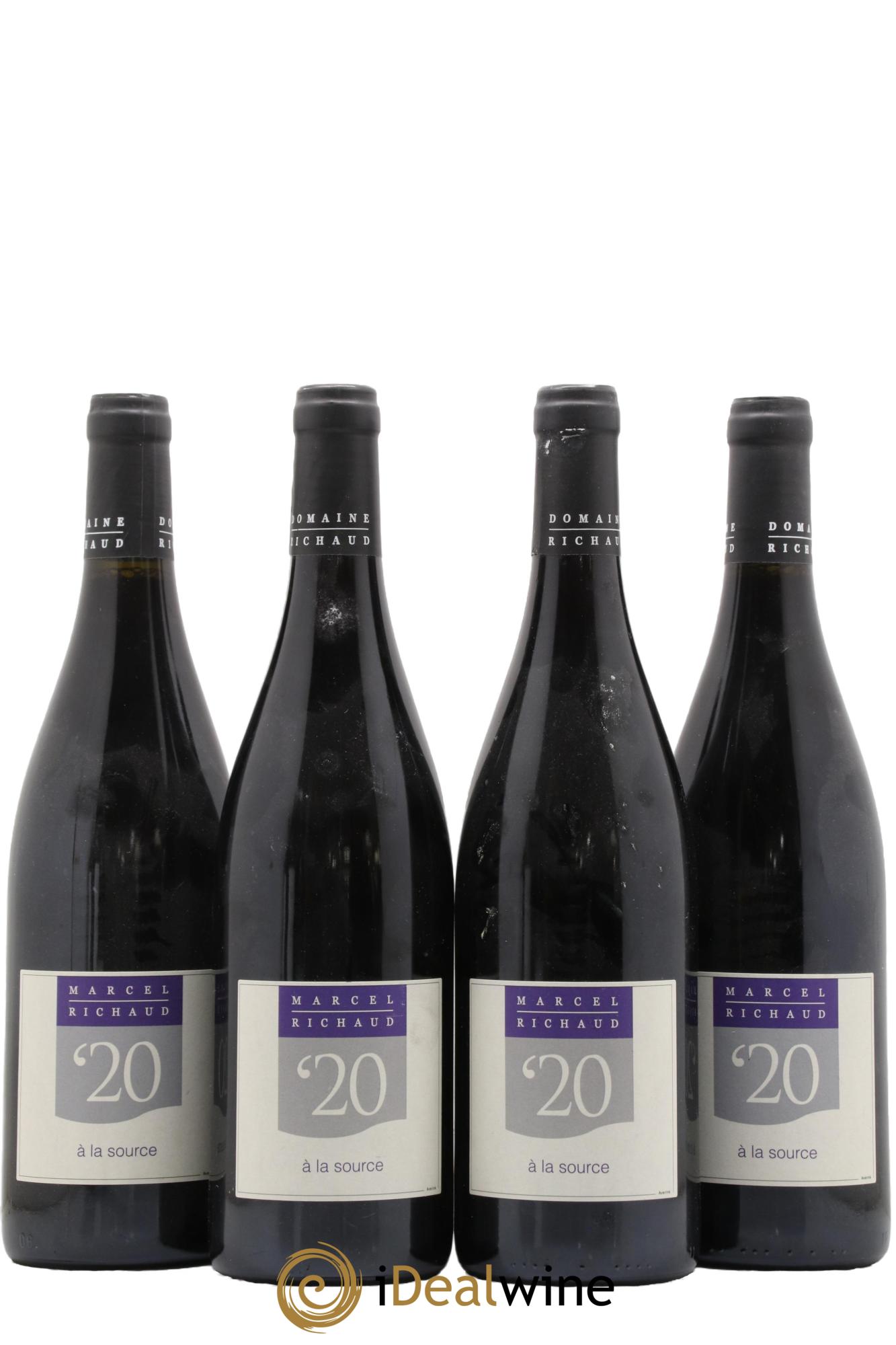 Vin de France A la source Marcel Richaud 2020 - Lot de 4 bouteilles - 0