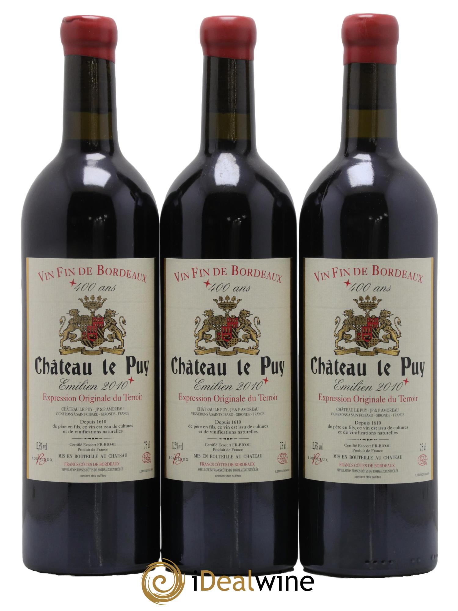 Le Puy - Cuvée Emilien 2010 - Lot de 12 bouteilles - 4