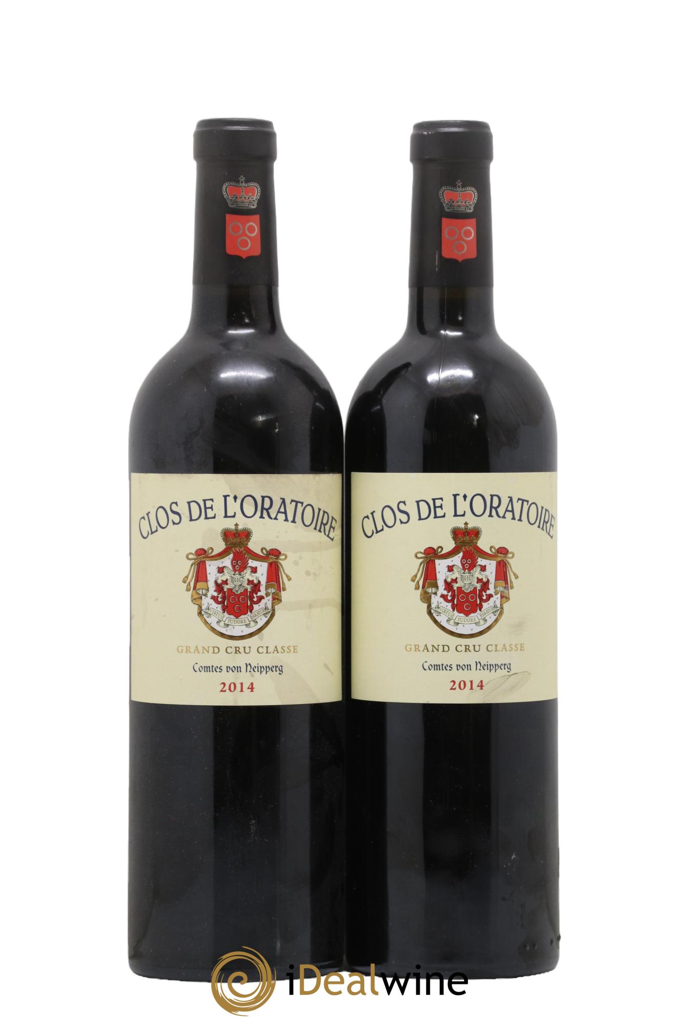 Clos de l'Oratoire Grand Cru Classé 2014 - Lot de 2 bouteilles - 0