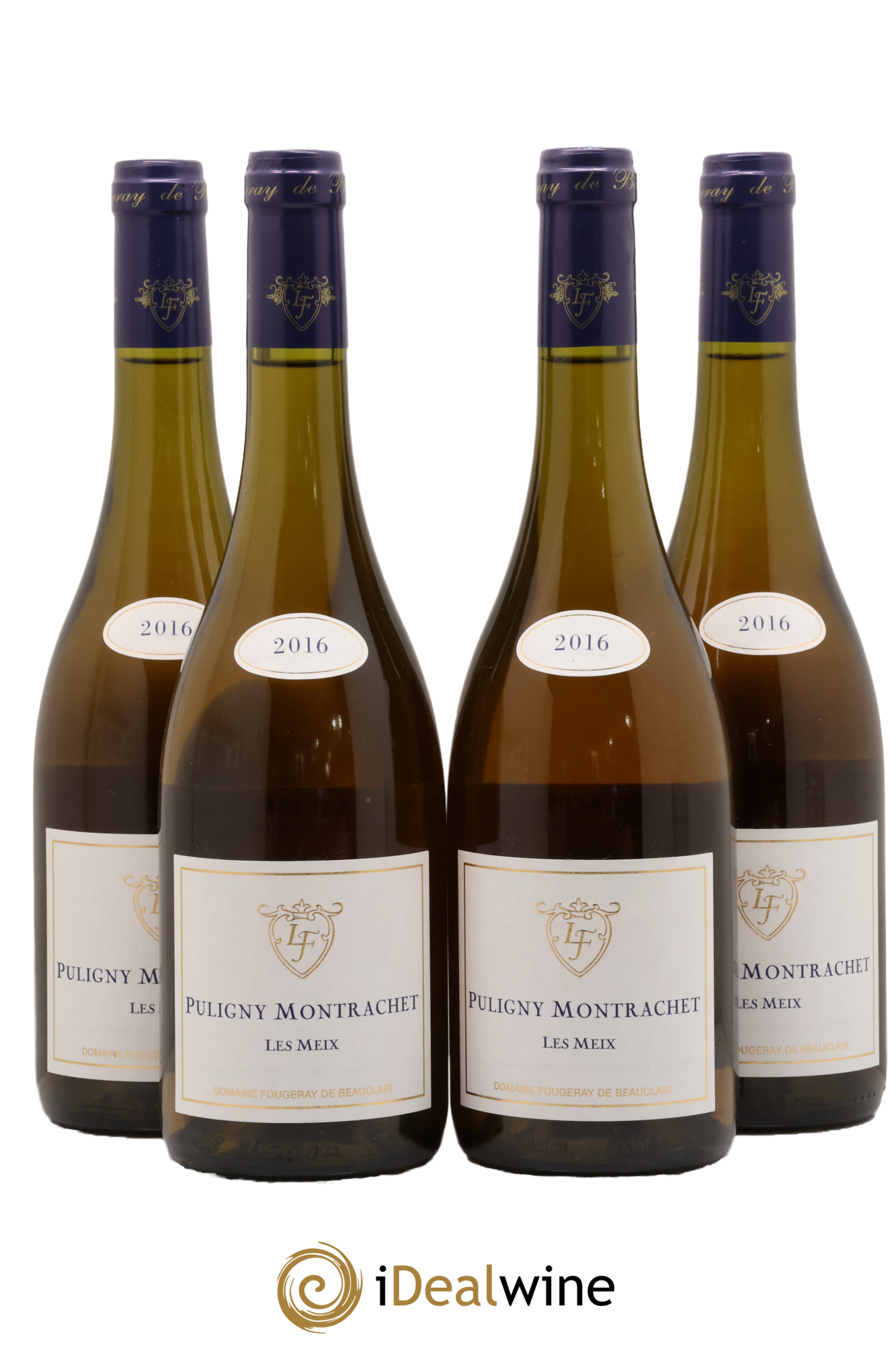 Puligny-Montrachet Les Meix Fougeray de Beauclair 2016 - Lotto di 4 bottiglie - 0