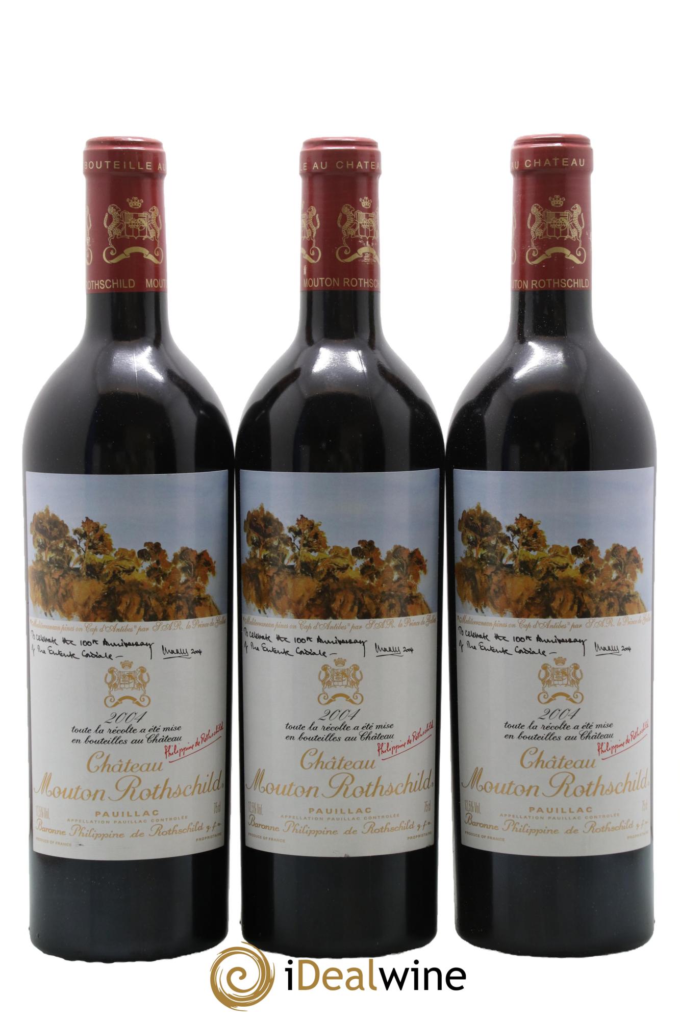 Château Mouton Rothschild 1er Grand Cru Classé 2004 - Lot de 6 bouteilles - 3