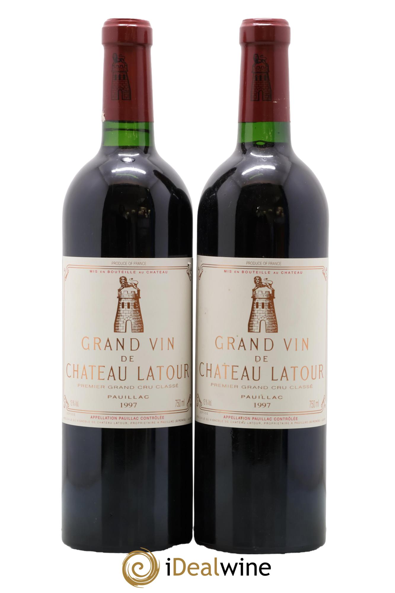 Château Latour 1er Grand Cru Classé 1997 - Lot of 2 bottles - 0