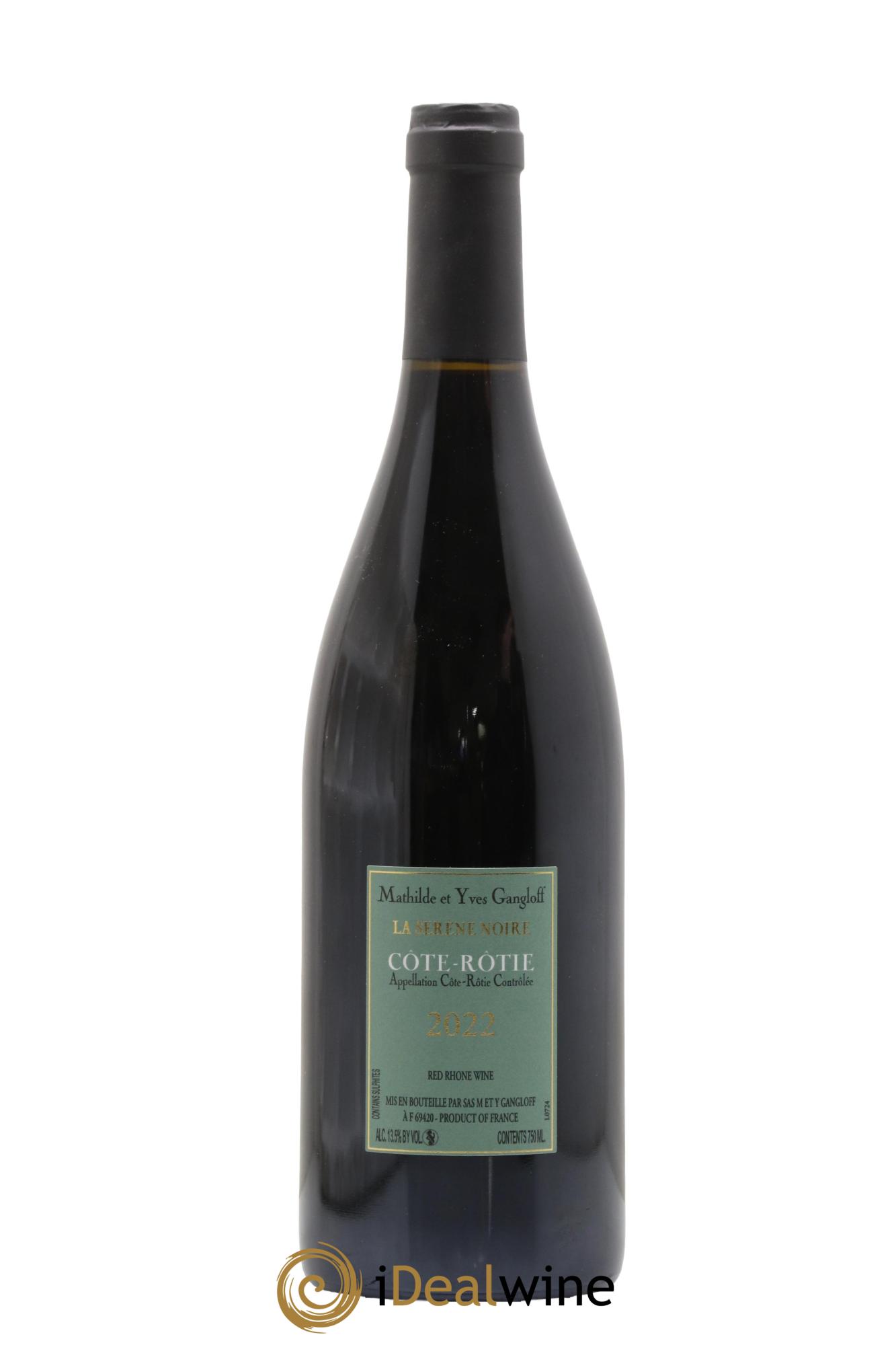 Côte-Rôtie La Sereine Noire Gangloff (Domaine)  2022 - Lot de 1 bouteille - 1