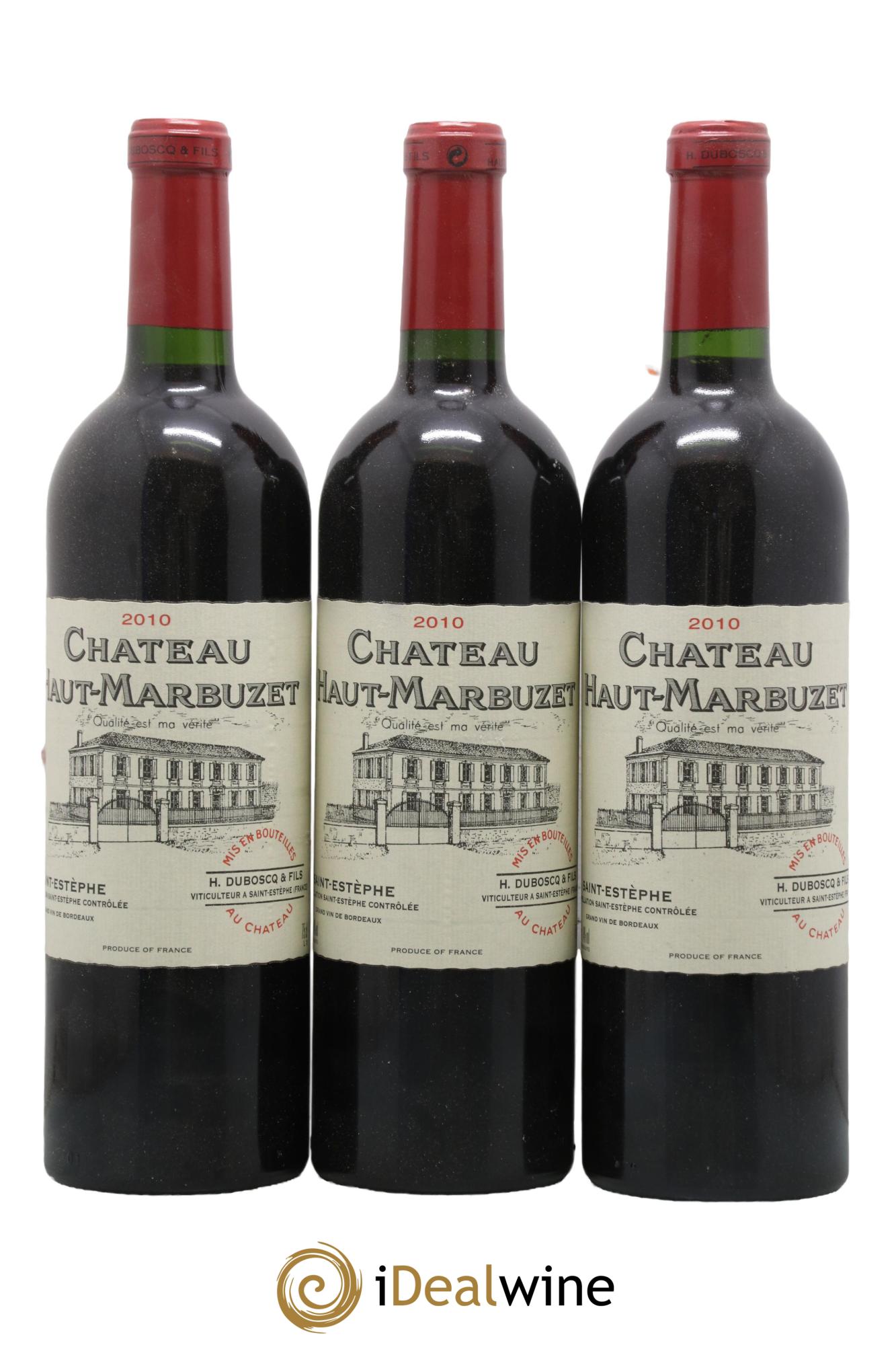 Château Haut Marbuzet 2010 - Lot de 6 bouteilles - 2