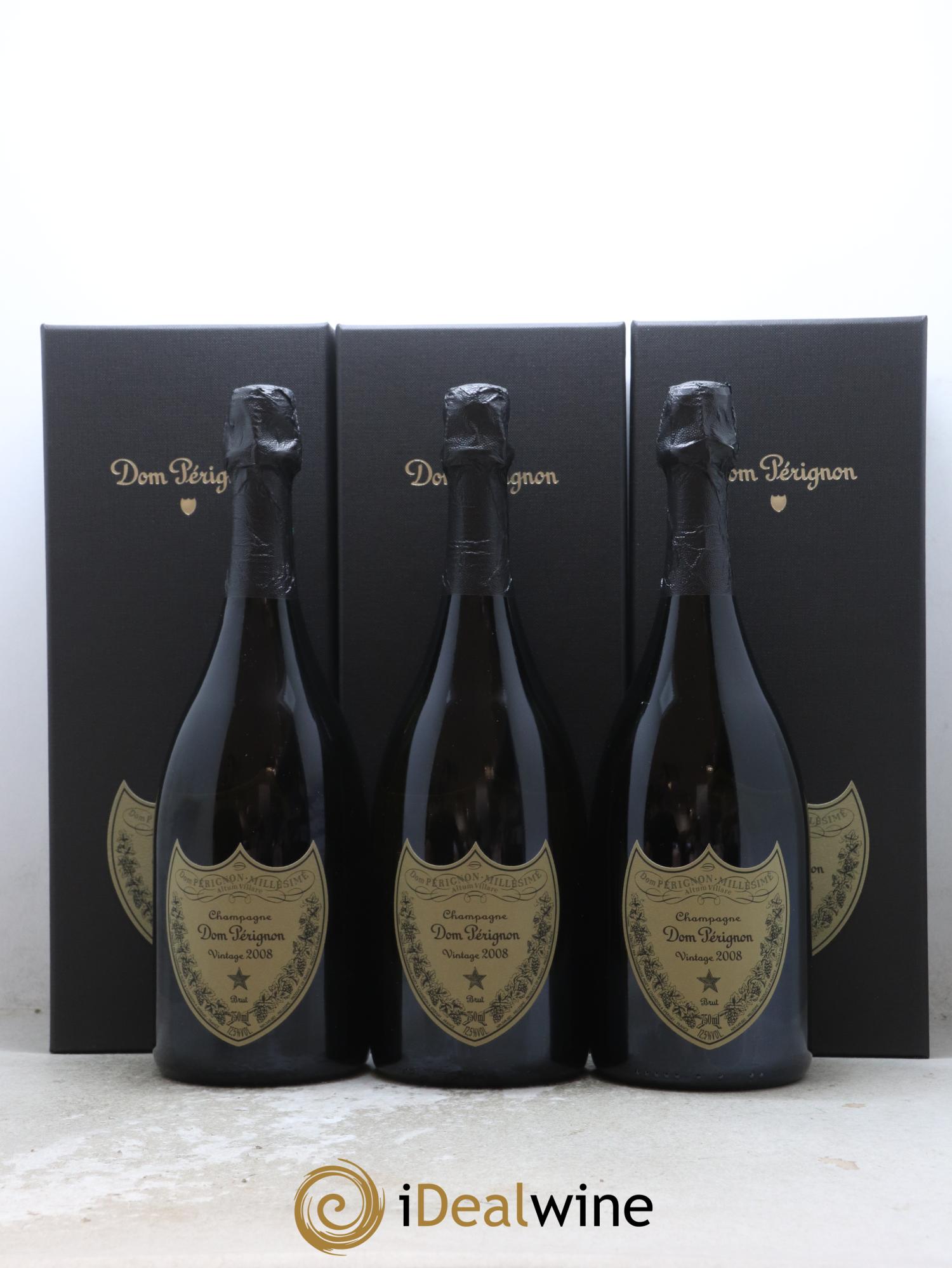 Brut Dom Pérignon 2008 - Lot de 3 bouteilles - 1