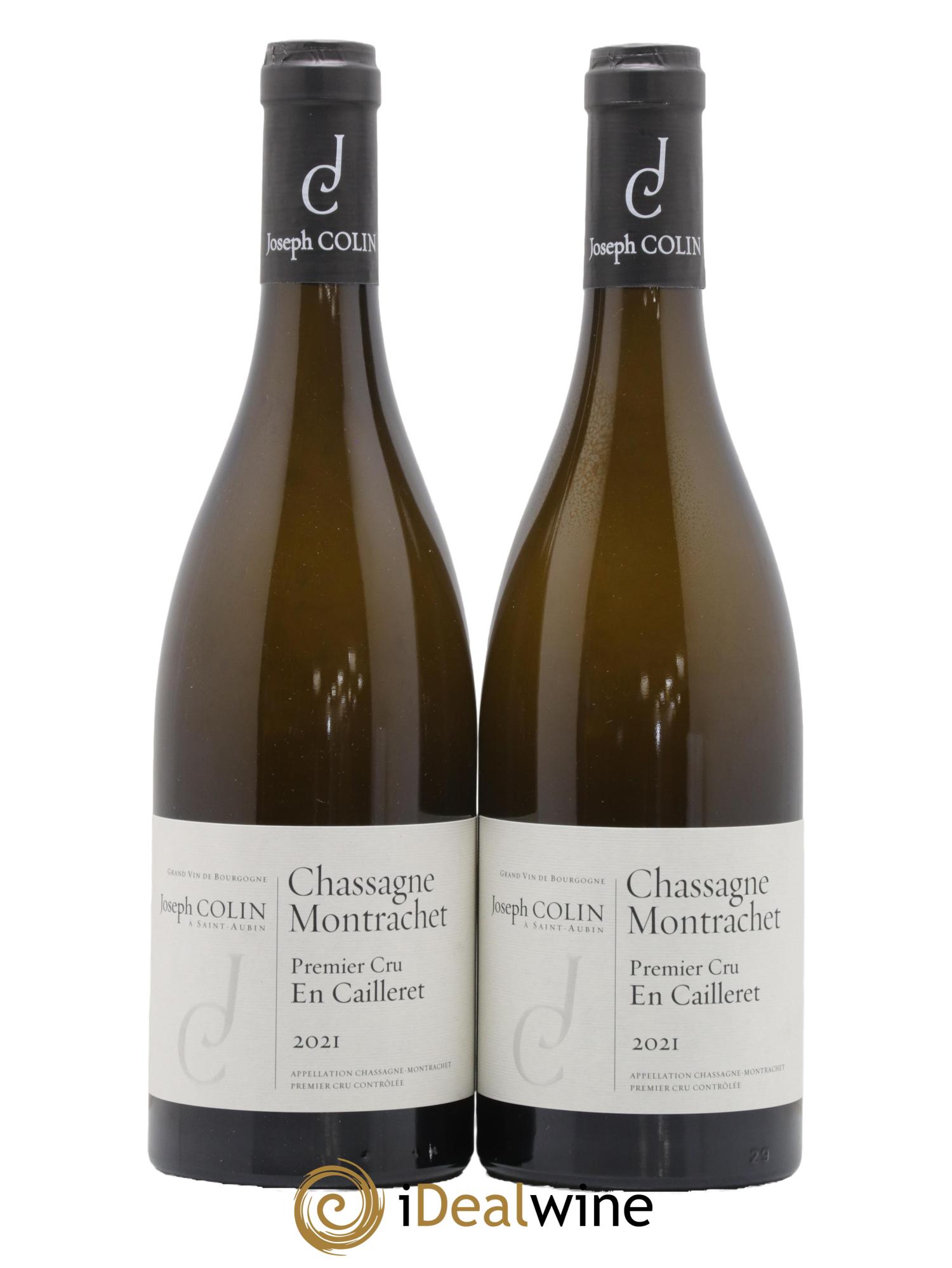 Chassagne-Montrachet 1er Cru En Cailleret Joseph Colin 2021 - Lotto di 2 bottiglie - 0
