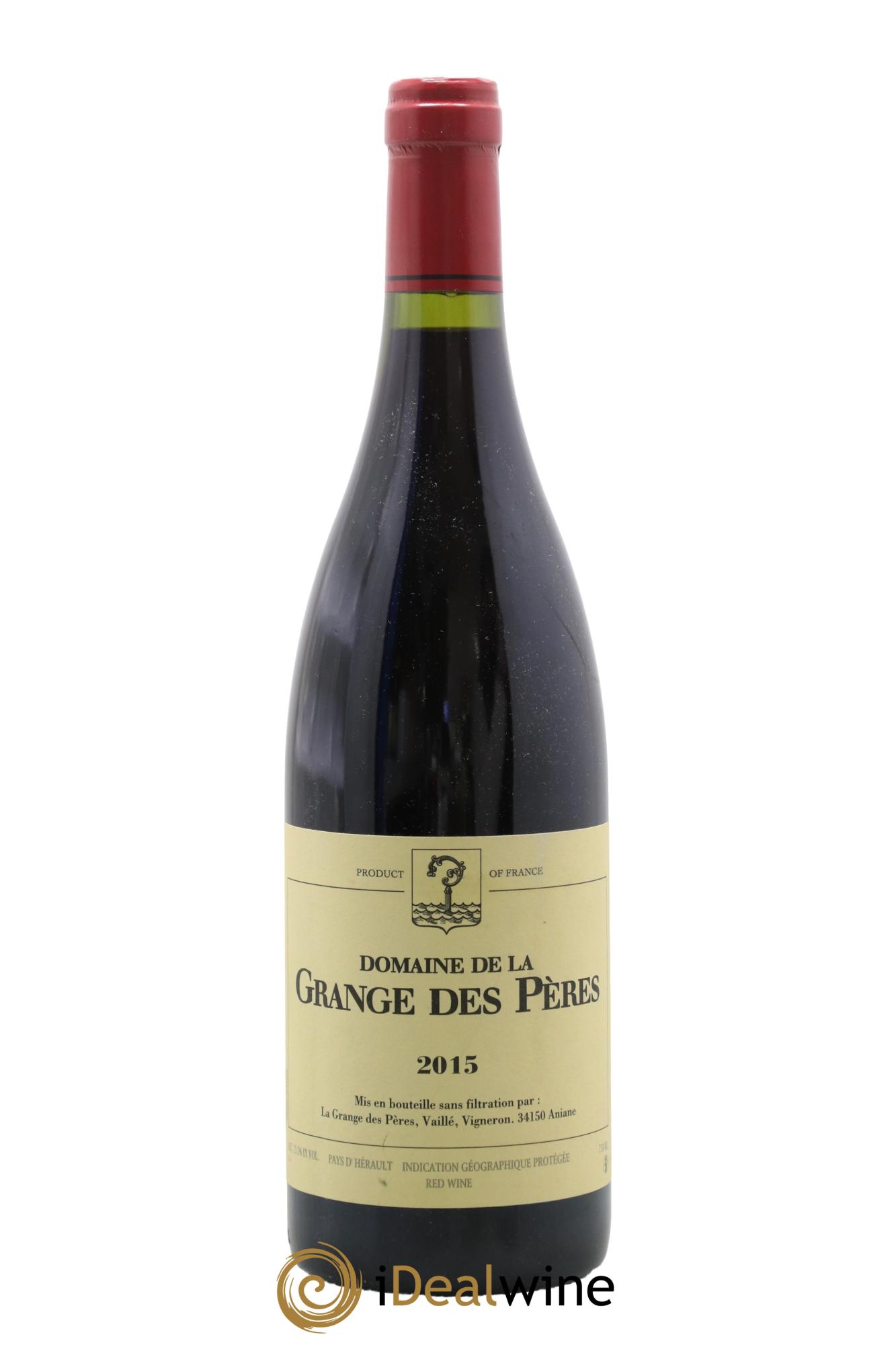 Pays d'Hérault Grange des Pères Laurent Vaillé 2015 - Lot de 1 bouteille - 0