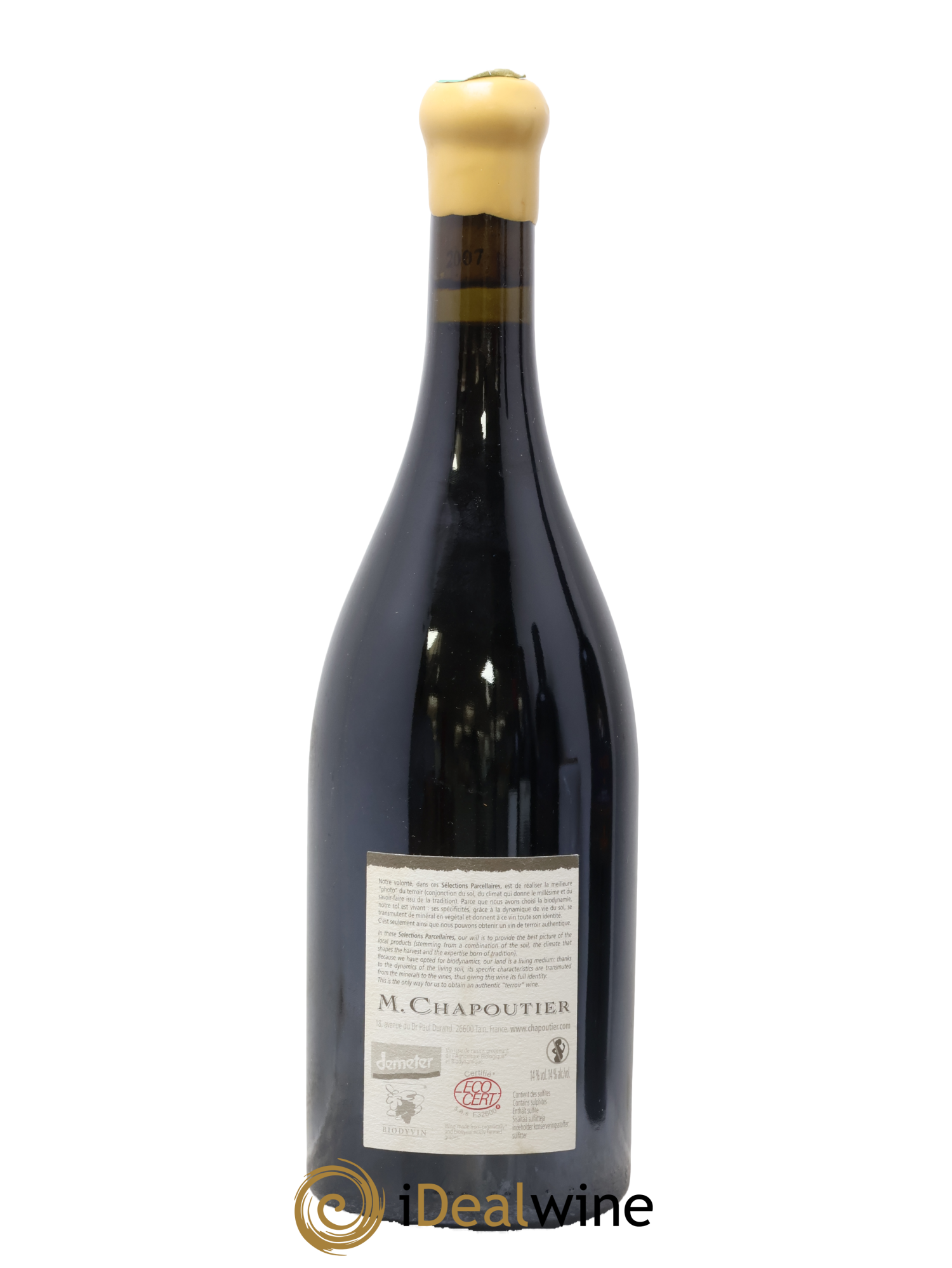 Hermitage Ermitage Le Pavillon Chapoutier 2007 - Lot de 1 bouteille - 1