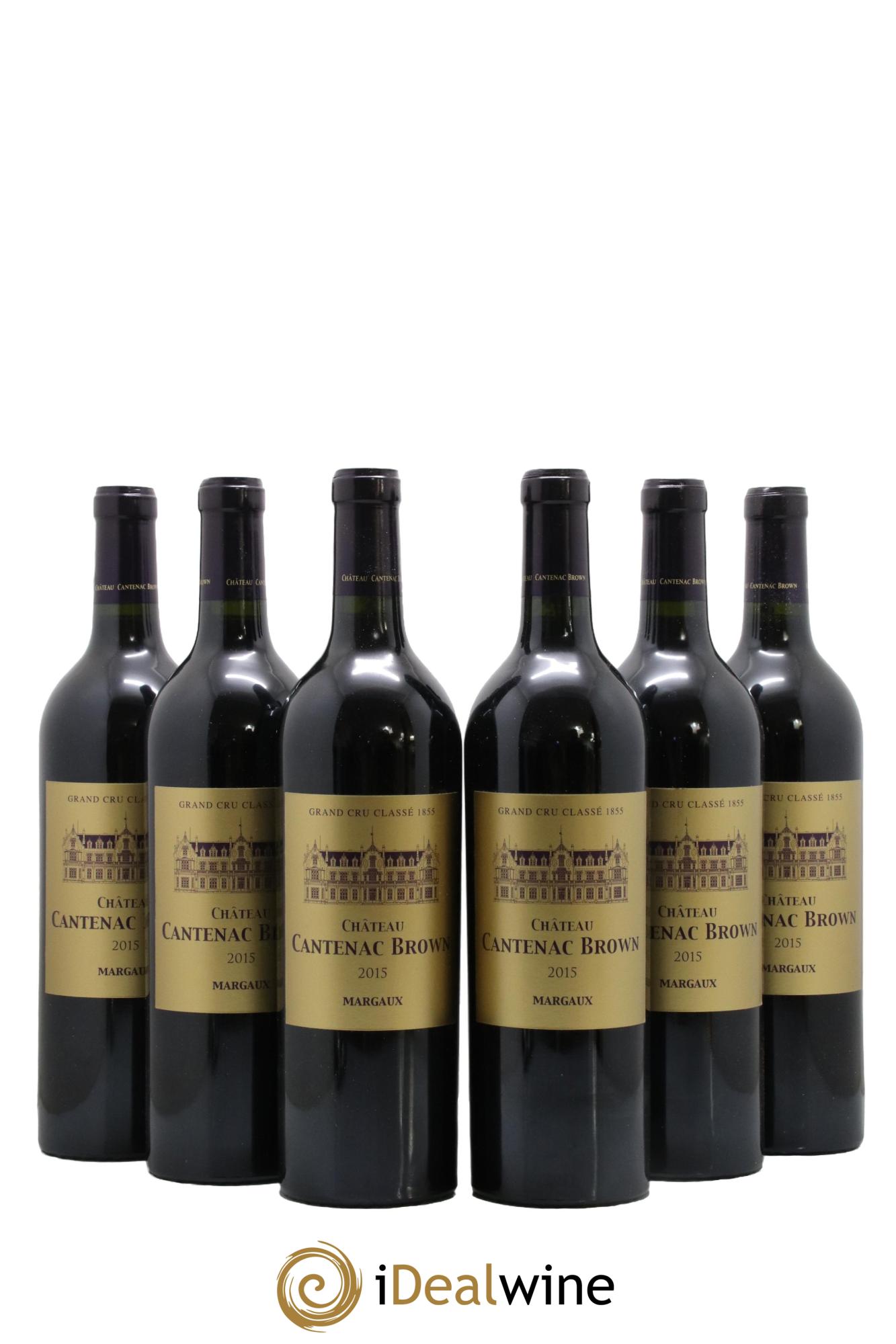 Château Cantenac Brown 3ème Grand Cru Classé  2015 - Lot de 6 bouteilles - 0
