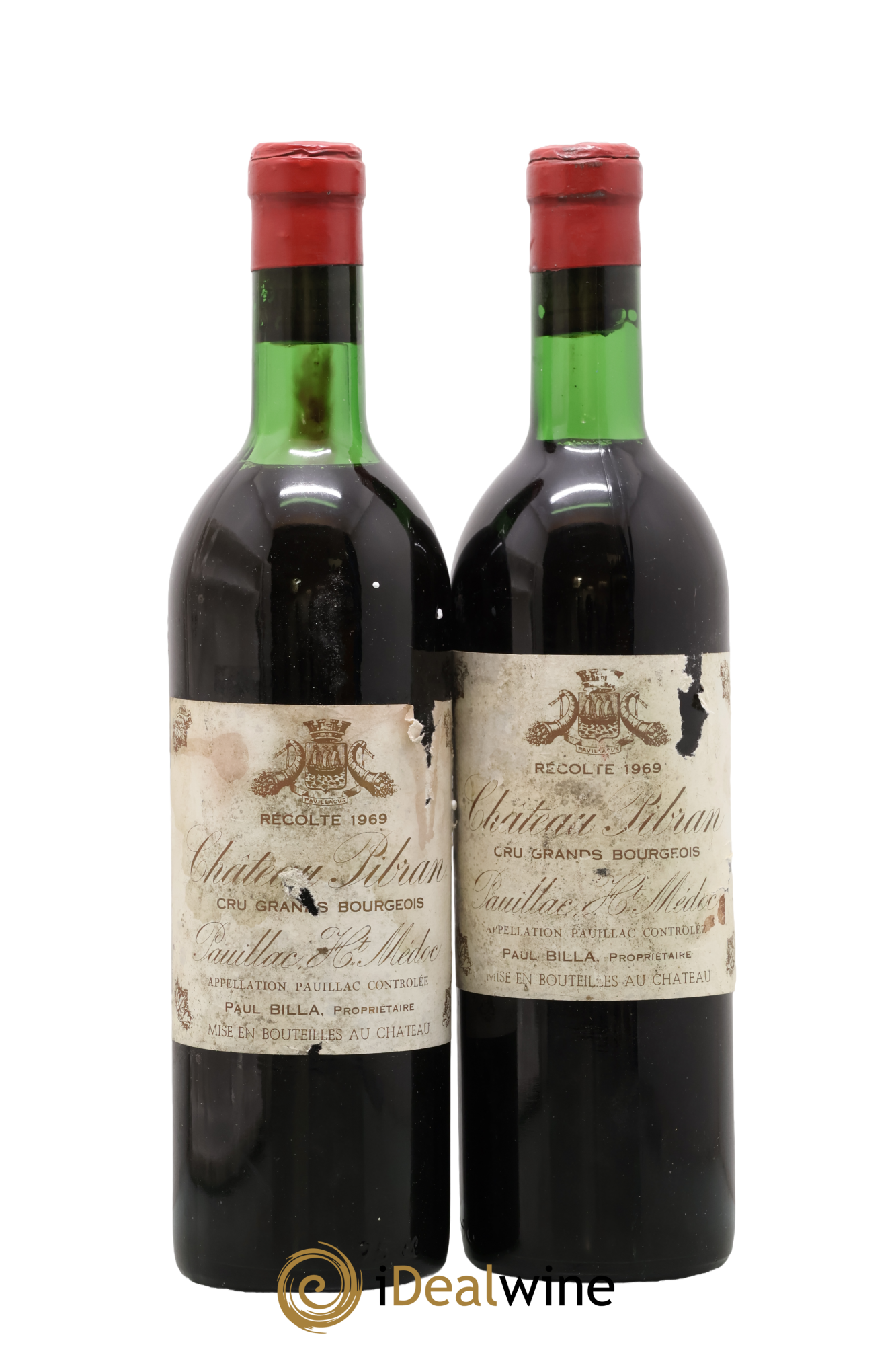 Château Pibran 1969 - Posten von 2 Flaschen - 0