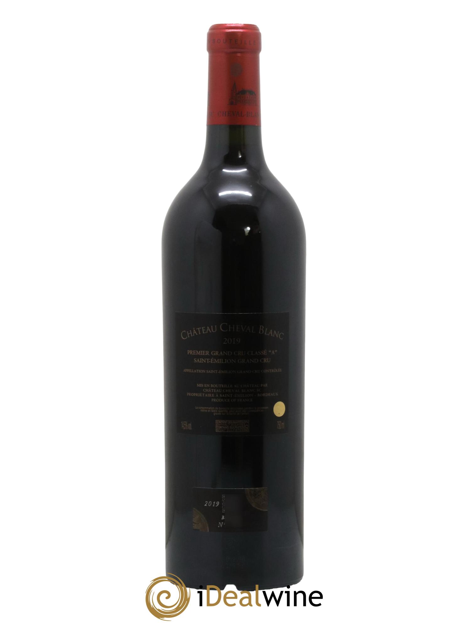Château Cheval Blanc 1er Grand Cru Classé A 2019 - Lot de 1 bouteille - 1