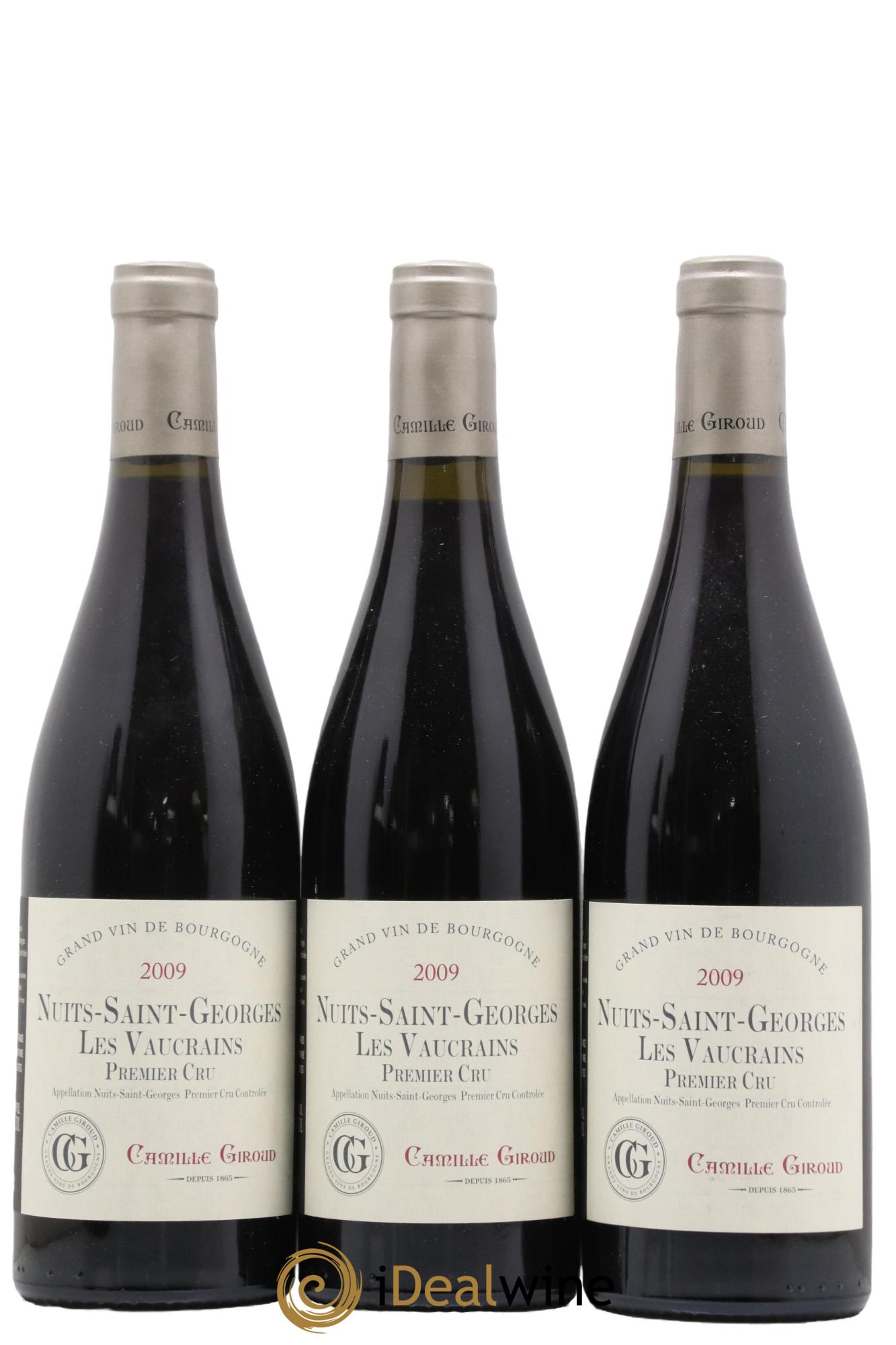 Nuits-Saint-Georges 1er Cru Les Vaucrains Camille Giroud (Domaine) 2009 - Lot de 3 bouteilles - 0