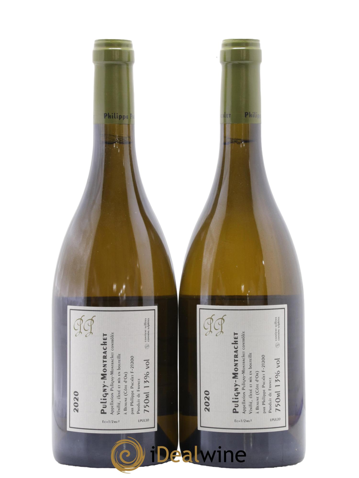 Puligny-Montrachet Philippe Pacalet 2020 - Lotto di 2 bottiglie - 1