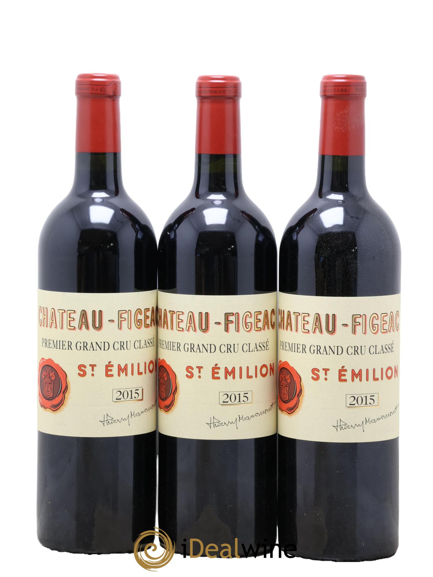 Château Figeac 1er Grand Cru Classé A  2015 - Lotto di 12 bottiglie - 7