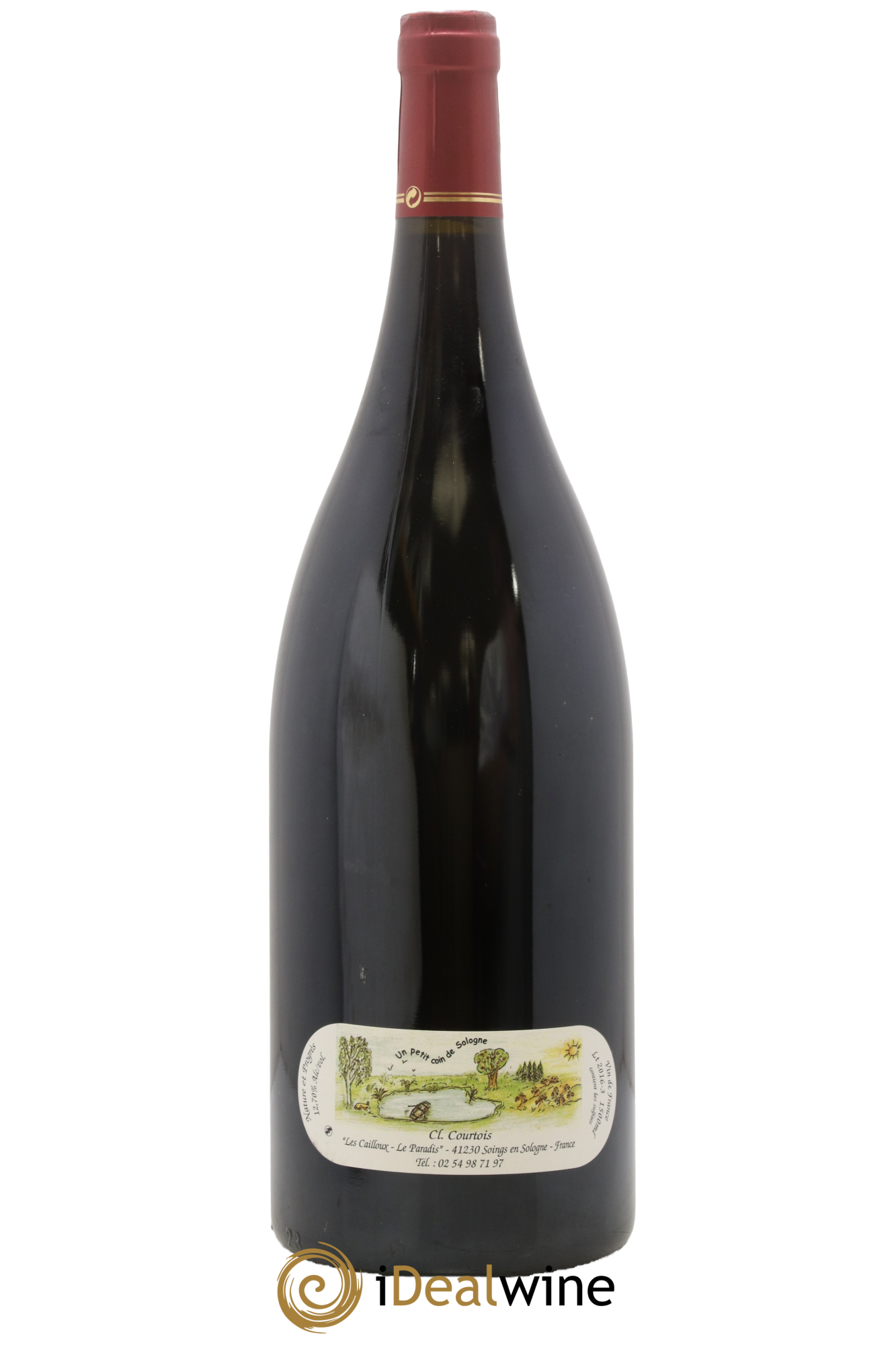 Vin de France Racines Les Cailloux du Paradis - Claude Courtois 2016 - Lot of 1 magnum - 1