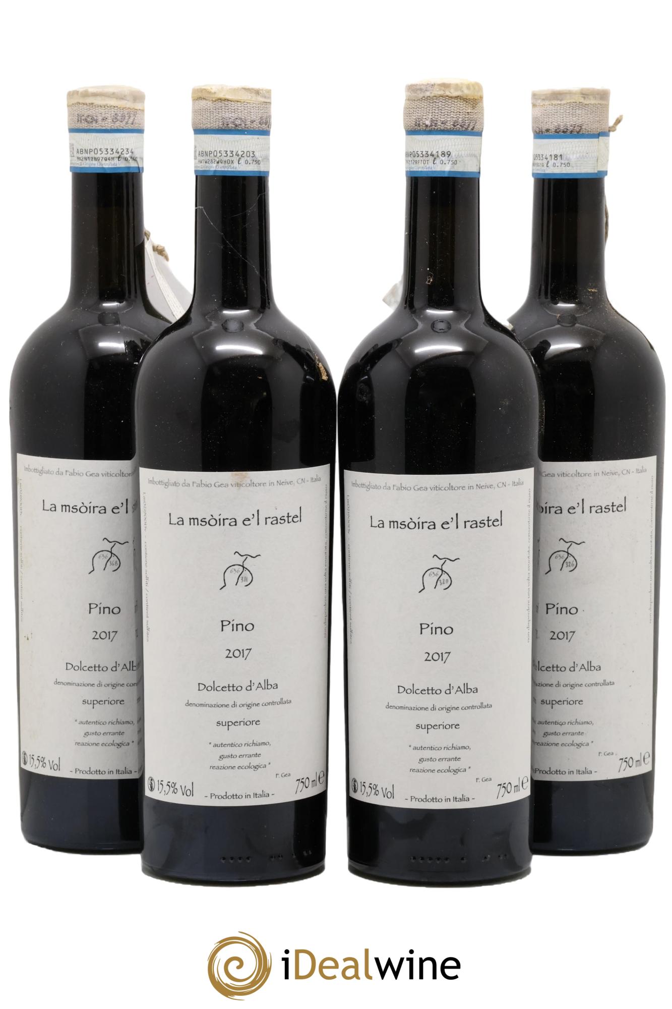 Dolcetto d'Alba DOC Pino Fabio Gea 2017 - Lotto di 4 bottiglie - 0