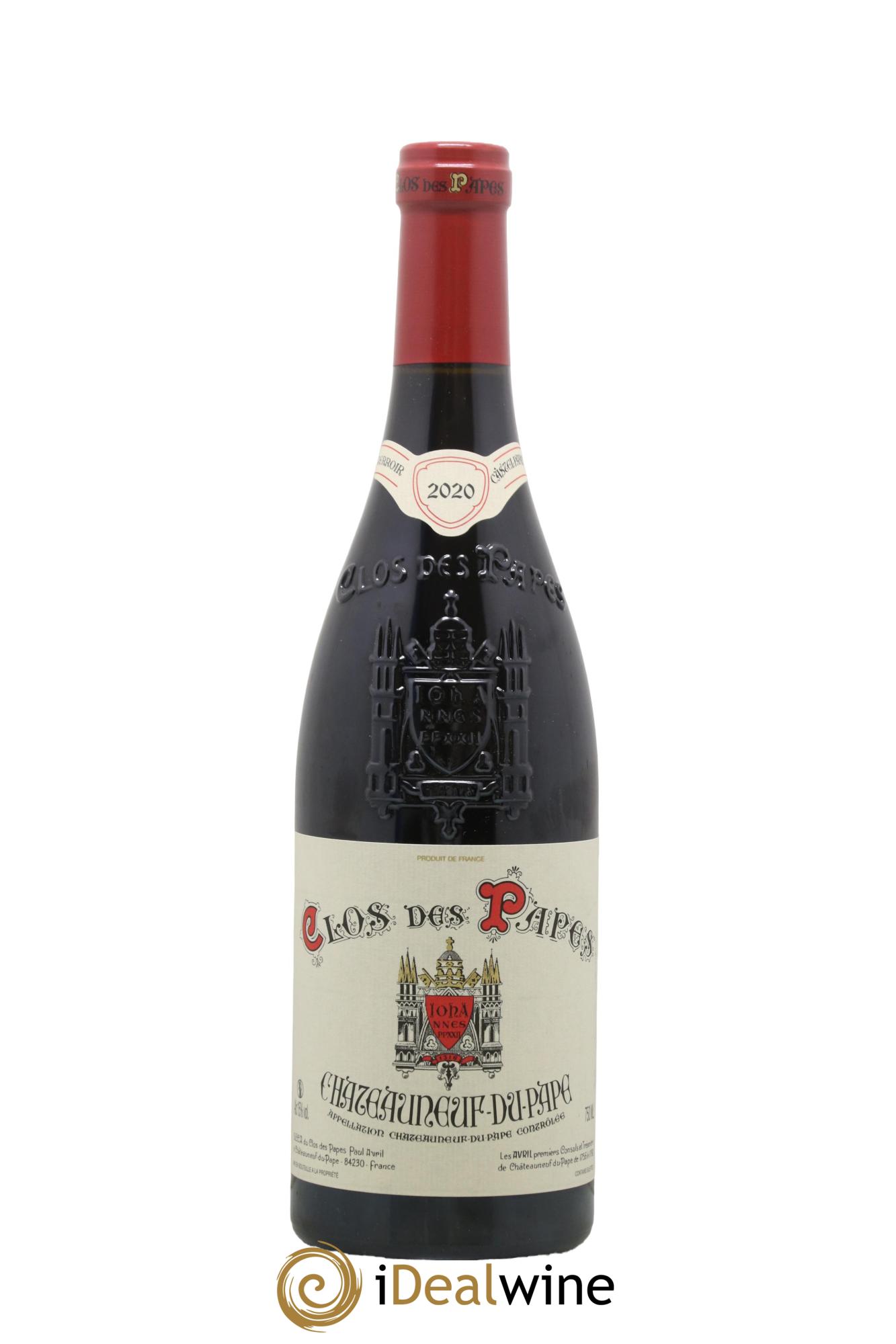Châteauneuf-du-Pape Clos des Papes - Paul Avril 2020 - Lotto di 1 bottiglia - 0