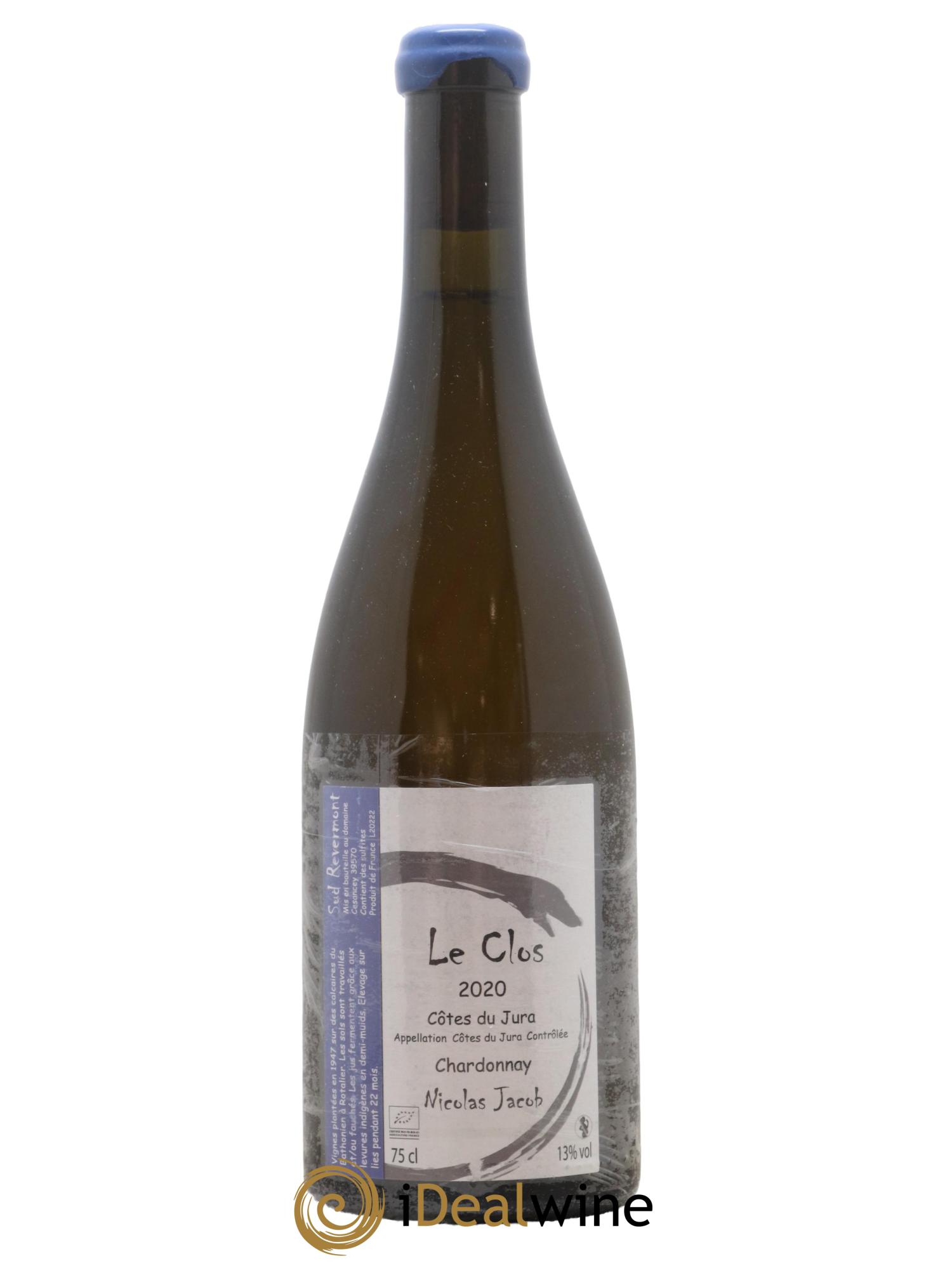 Côtes du Jura Chardonnay Le Clos Nicolas Jacob 2020 - Lot de 1 bouteille - 0