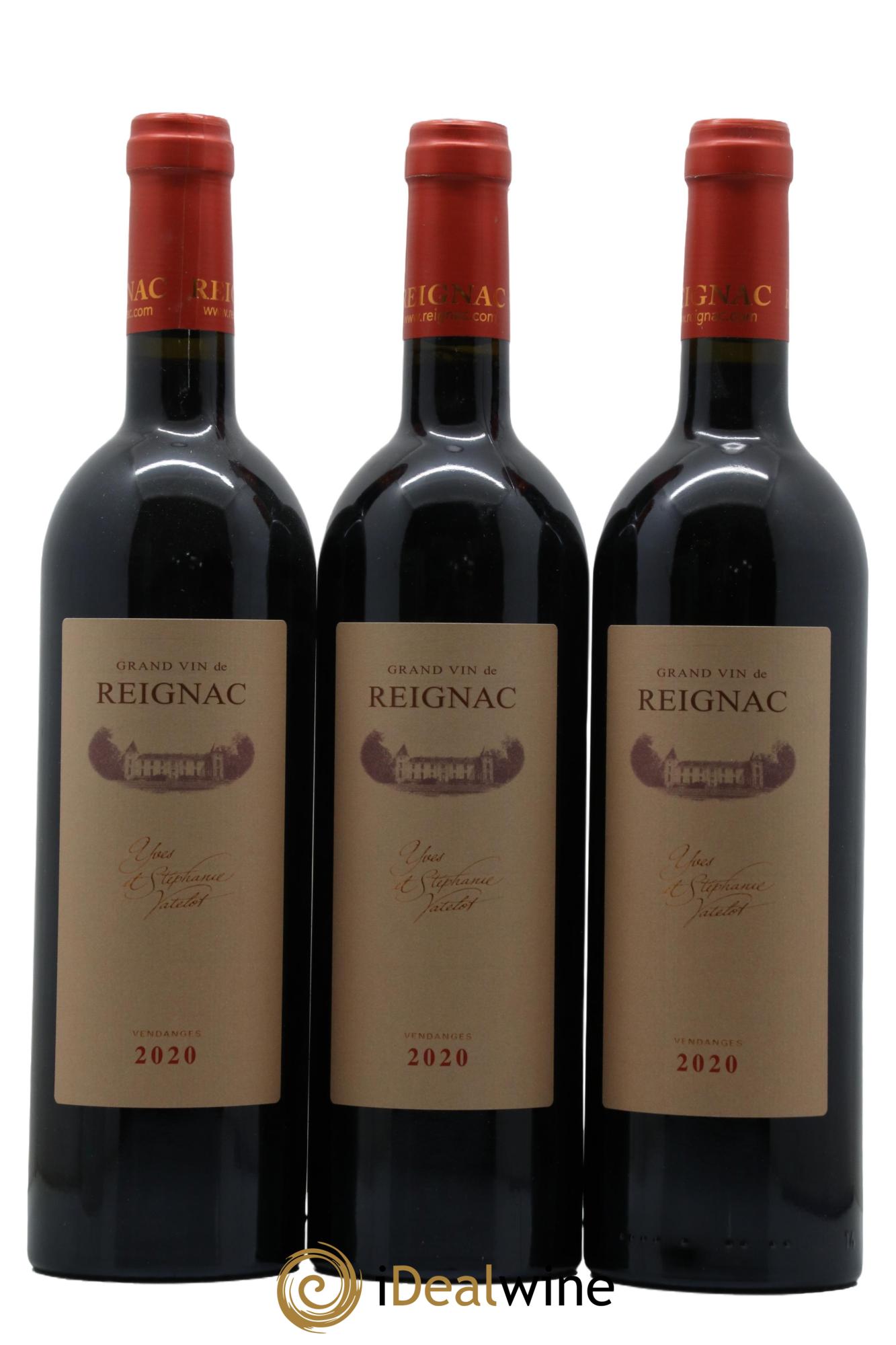 Grand vin de Reignac 2020 - Lotto di 3 bottiglie - 0