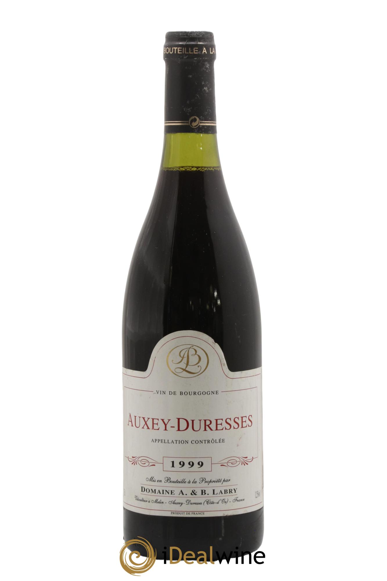 Auxey-Duresses André Et Bernard Labry 1999 - Lot de 1 bouteille - 0