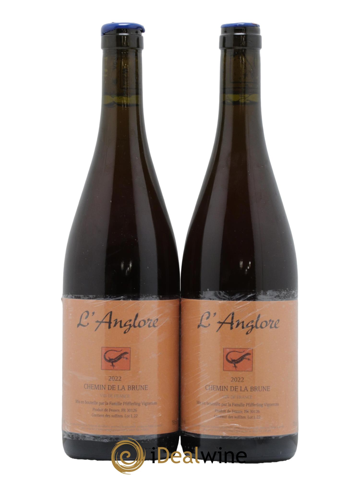 Vin de France Chemin de la brune L'Anglore 2022 - Lot de 2 bouteilles - 0