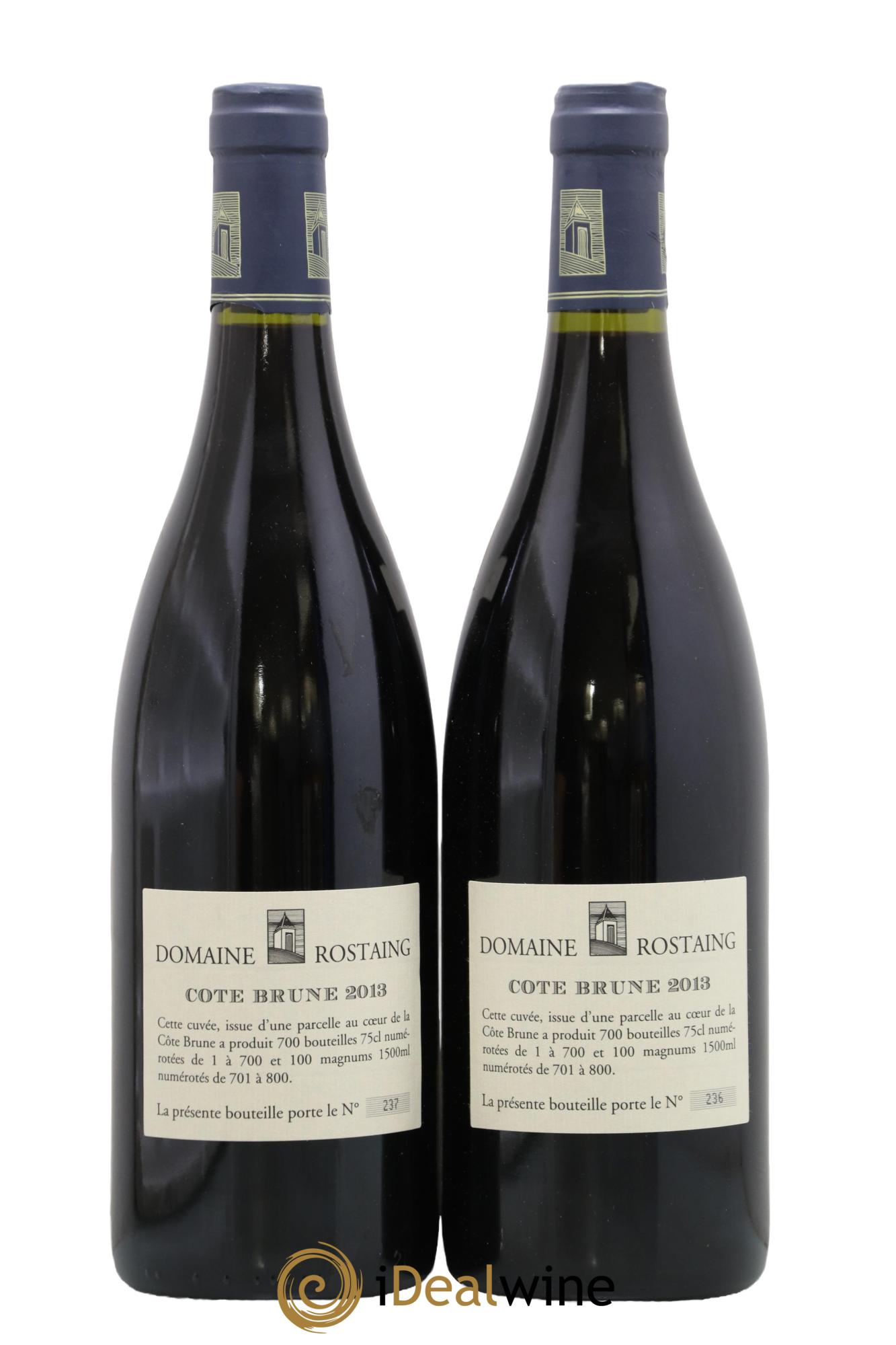 Côte-Rôtie Côte Brune René Rostaing 2013 - Lote de 2 botellas - 1