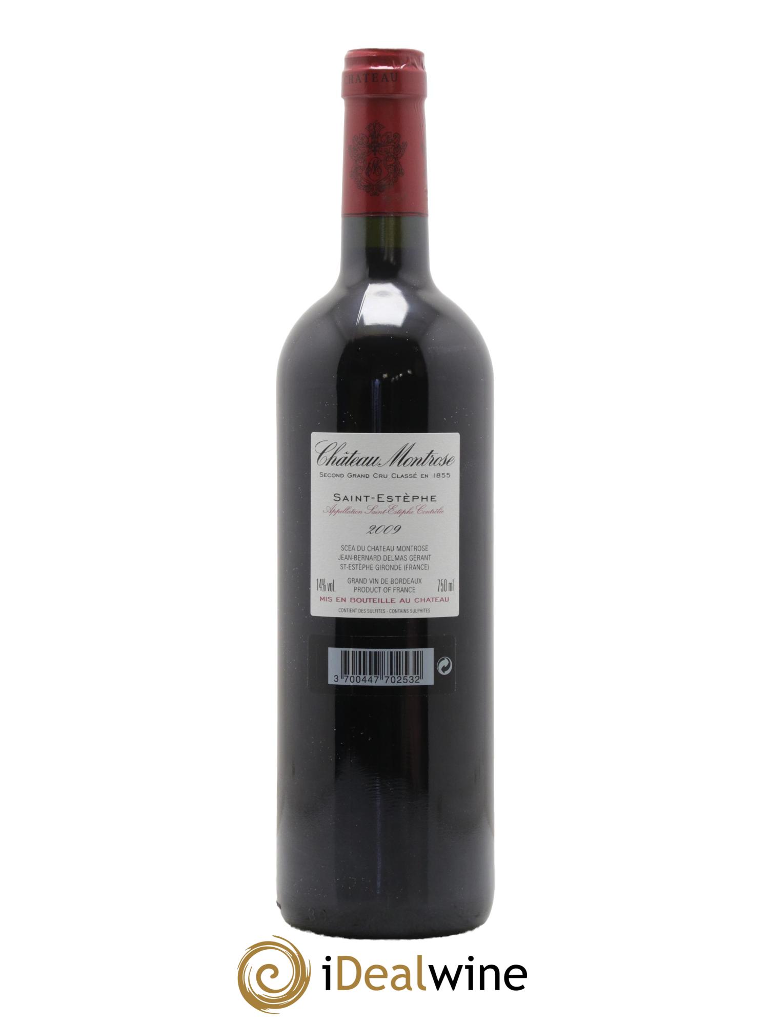 Château Montrose 2ème Grand Cru Classé 2009 - Lot de 1 bouteille - 1