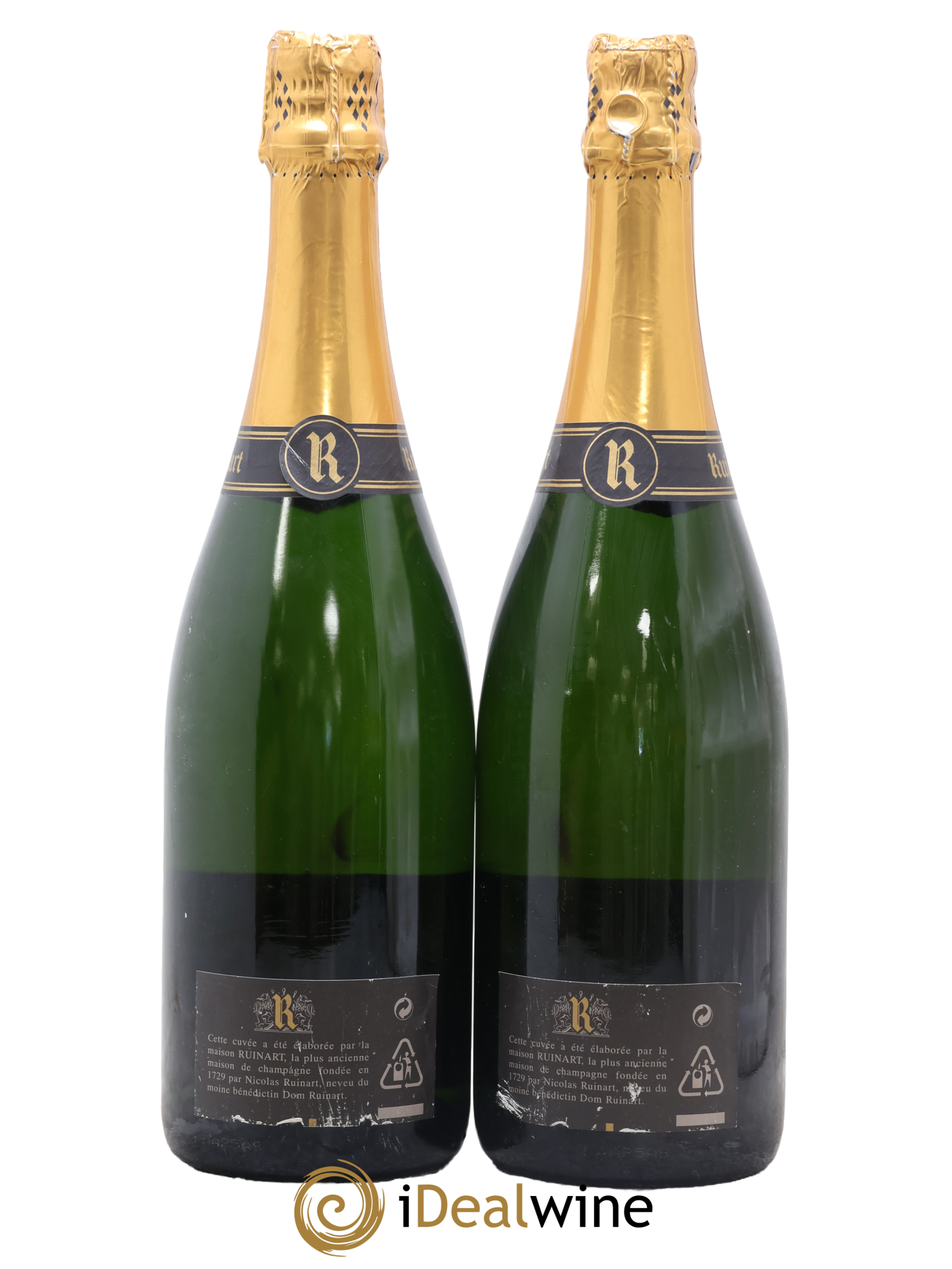 R de Ruinart Brut Ruinart 1995 - Lotto di 2 bottiglie - 1