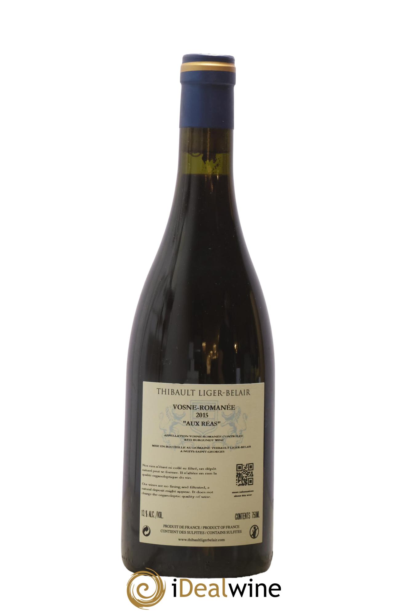 Vosne-Romanée Aux Réas Thibault Liger-Belair 2015 - Lotto di 1 bottiglia - 1