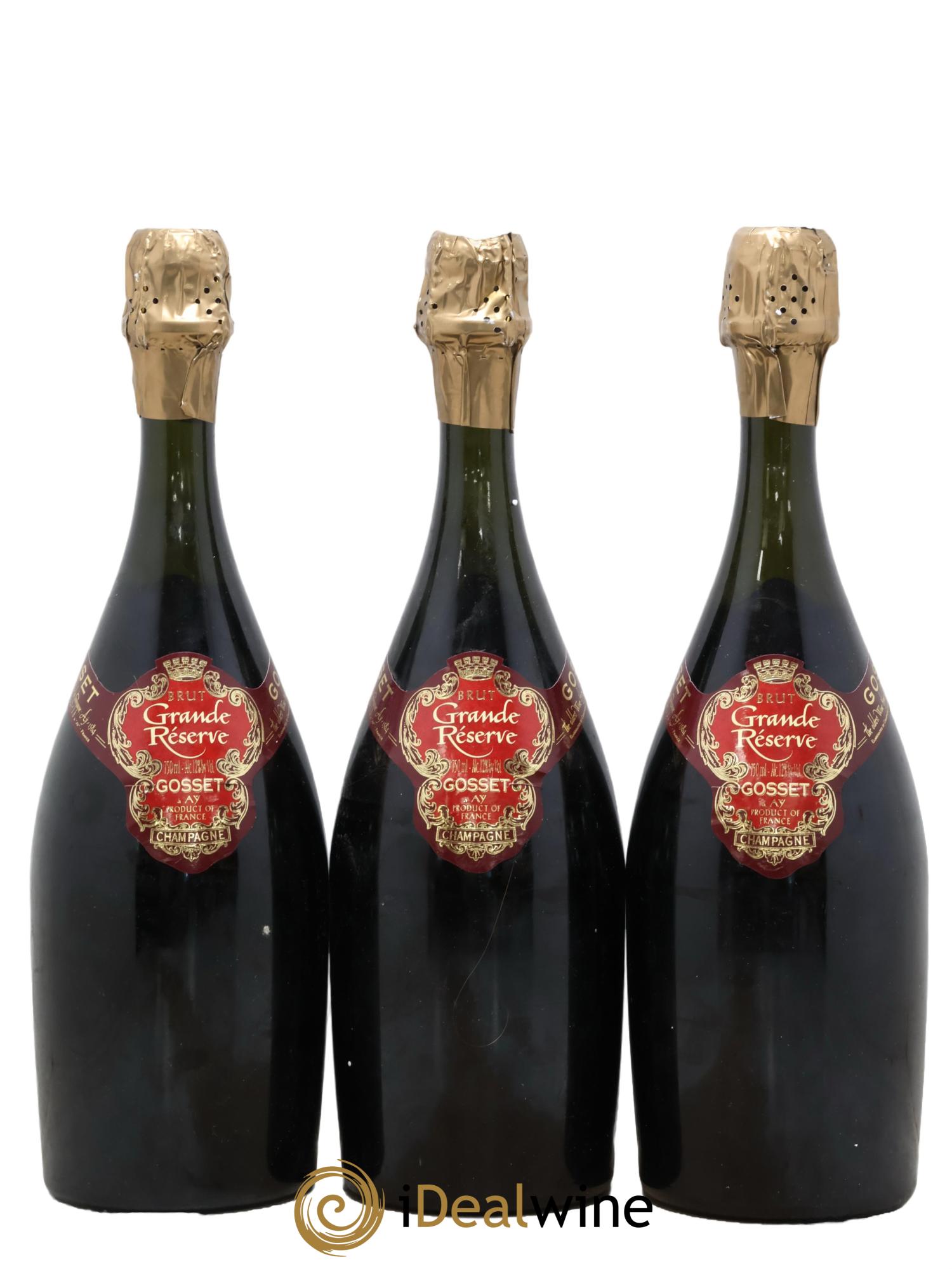 Grande Réserve Gosset - Lot de 3 bouteilles - 0