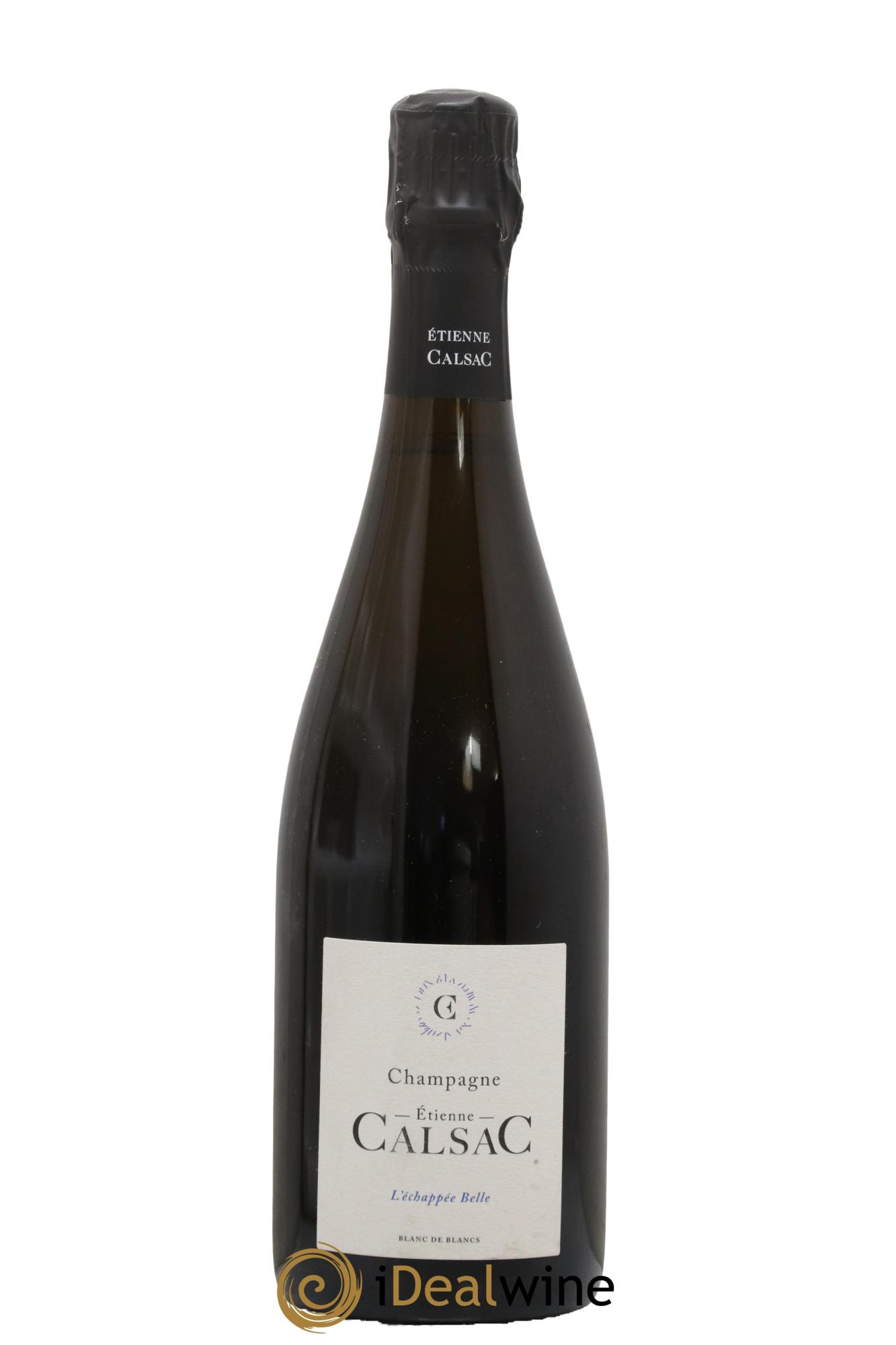 L'Echappée Belle Blanc de Blancs Extra-Brut Etienne Calsac - Lot de 1 bouteille - 0