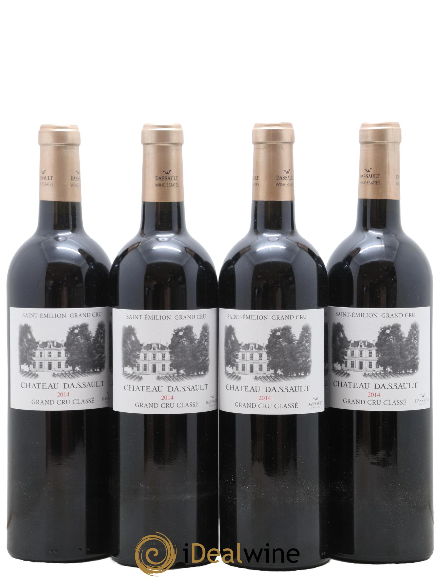 Château Dassault Grand Cru Classé 2014 - Lot de 4 bouteilles - 0