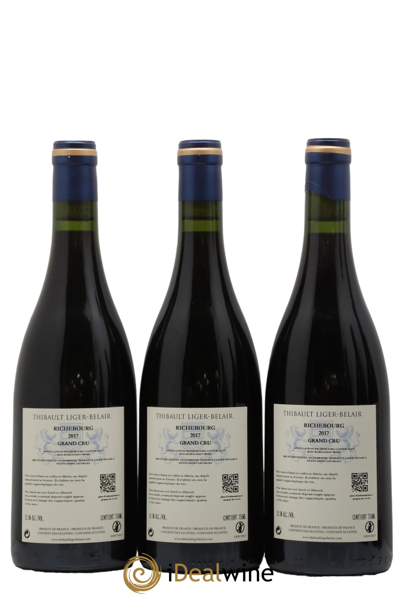 Richebourg Grand Cru Thibault Liger-Belair 2017 - Lot de 6 bouteilles - 2