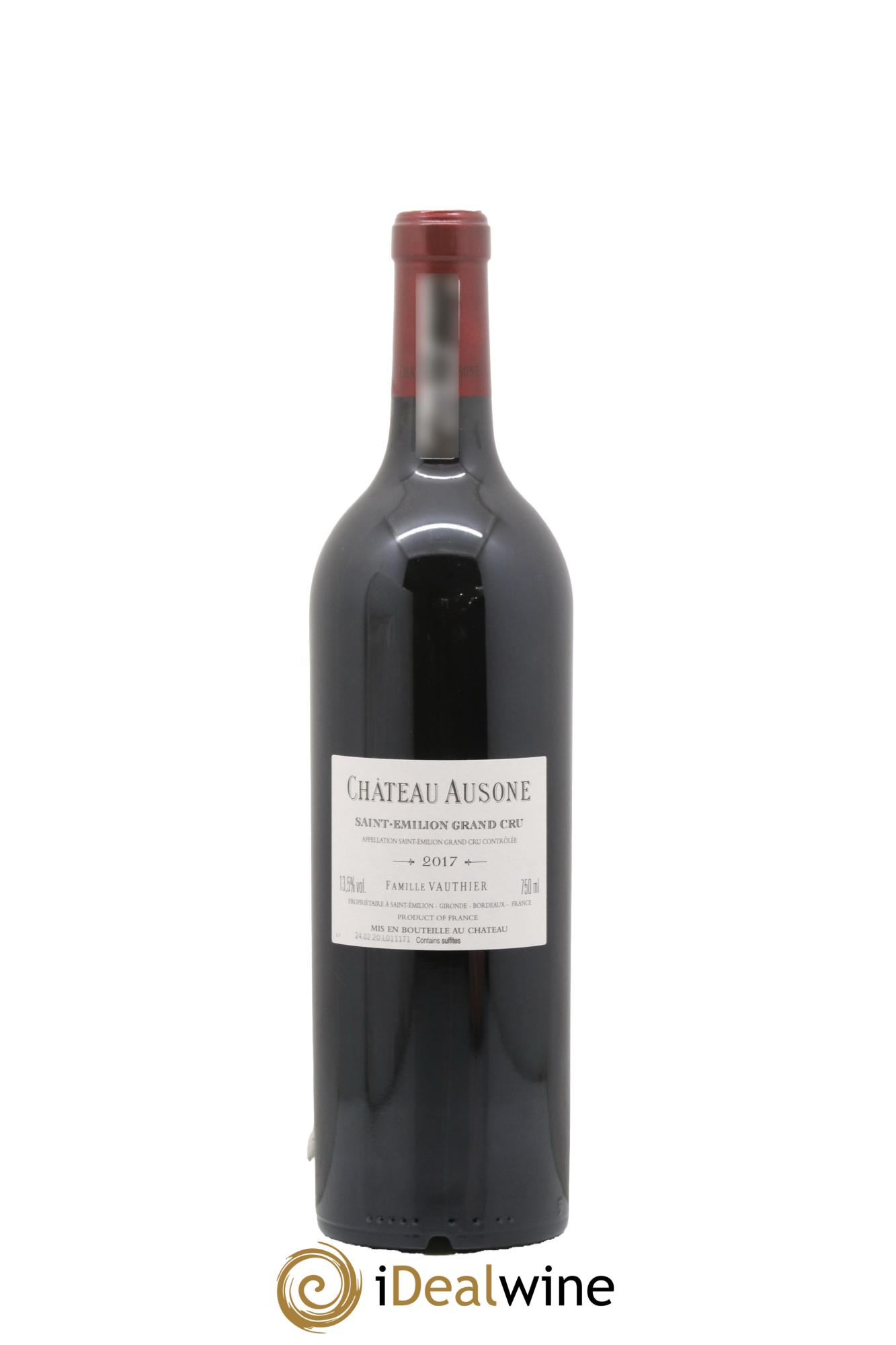 Château Ausone 1er Grand Cru Classé A 2017 - Lot de 1 bouteille - 1