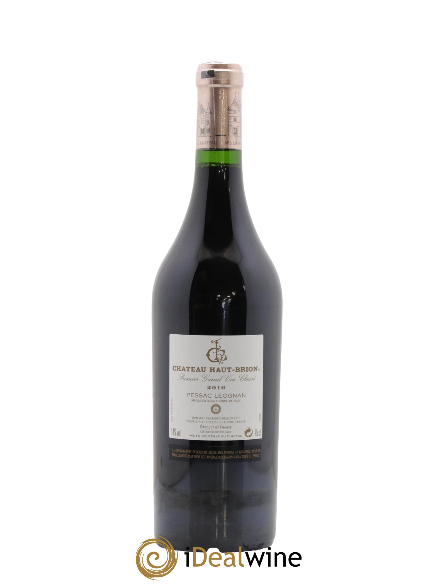 Château Haut Brion 1er Grand Cru Classé 2016 - Posten von 1 Flasche - 1