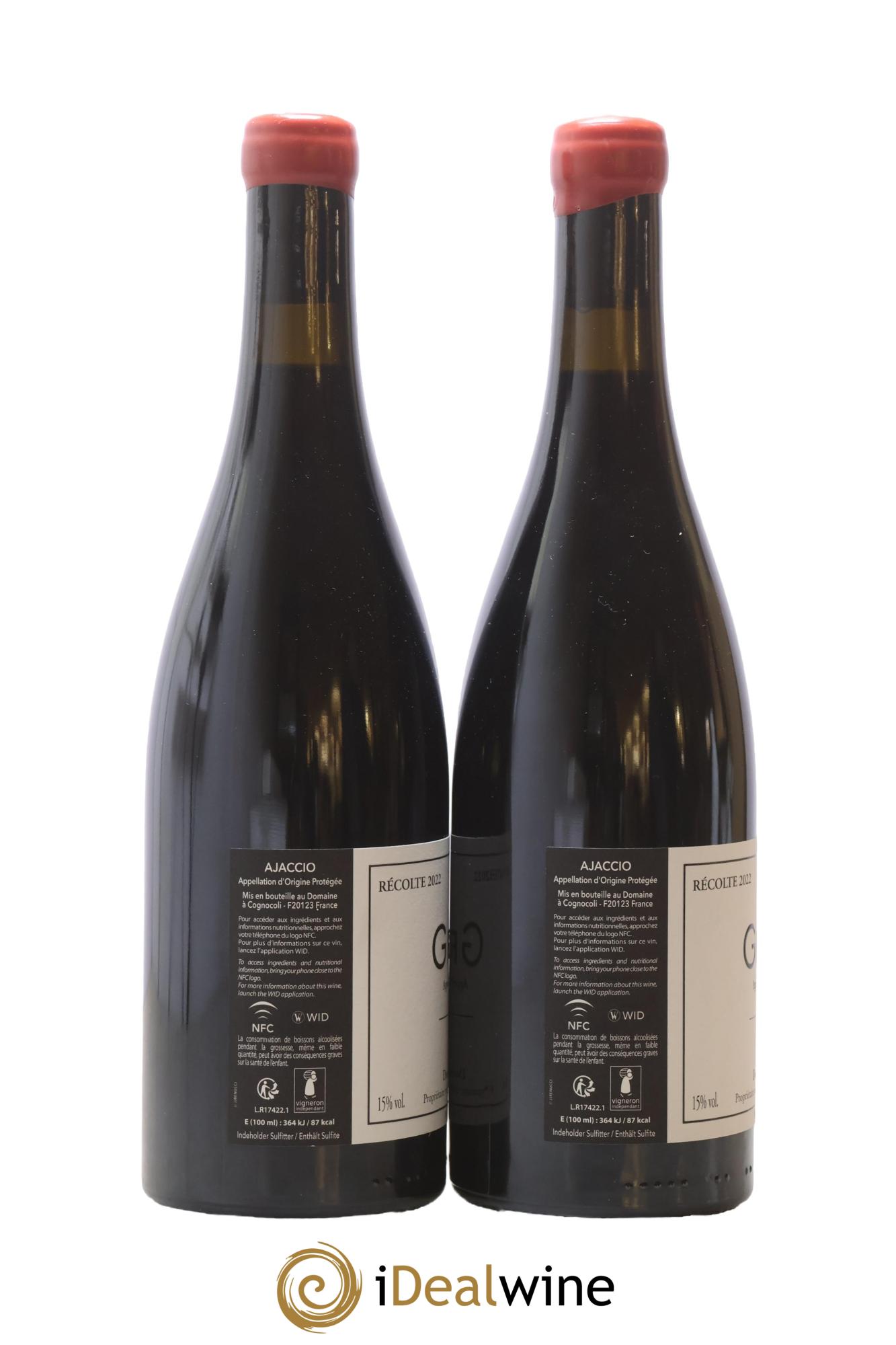 Ajaccio Granit 174 Vaccelli 2022 - Posten von 2 Flaschen - 1