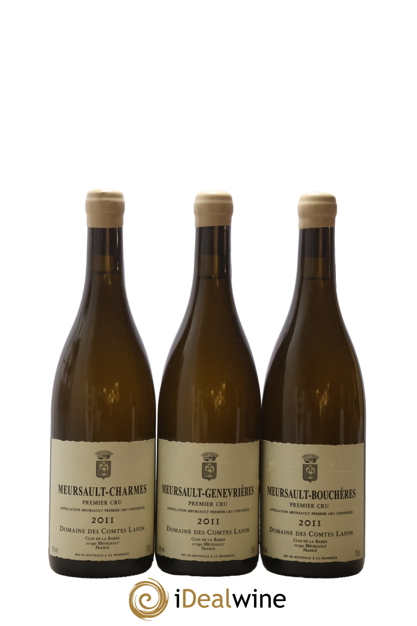 Meursault 1er Cru Caisse Prestige 6 Climats Comtes Lafon (Domaine des)  2011 - Lot de 6 bouteilles - 2