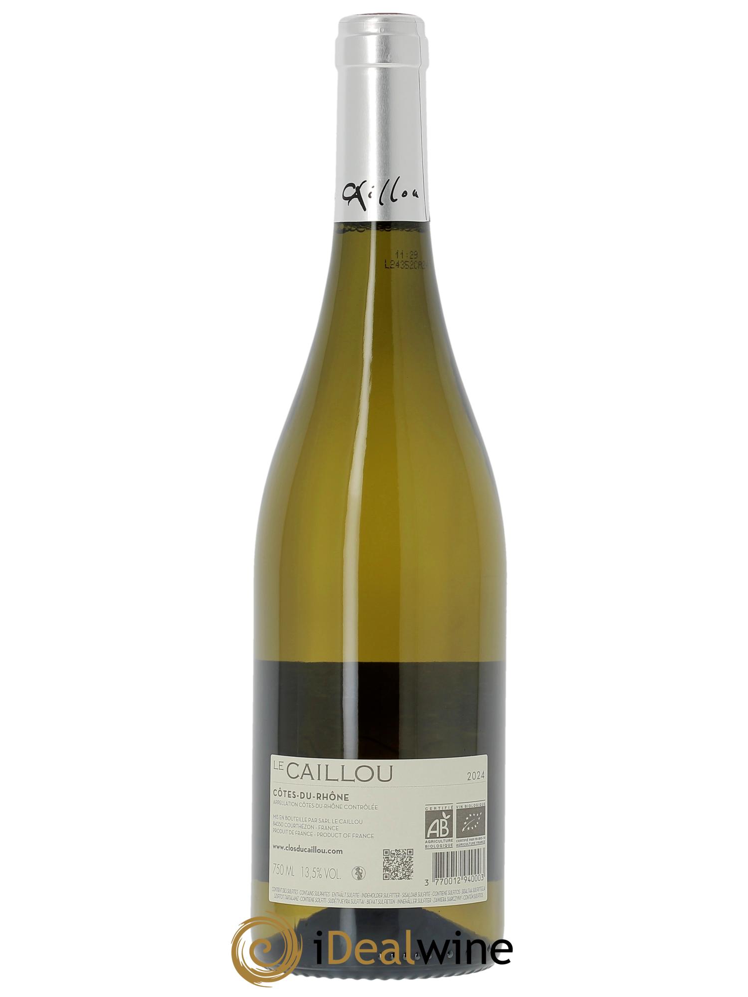 Côtes-du-Rhône Le Caillou Clos du Caillou  2024 - Lot of 1 bottle - 1