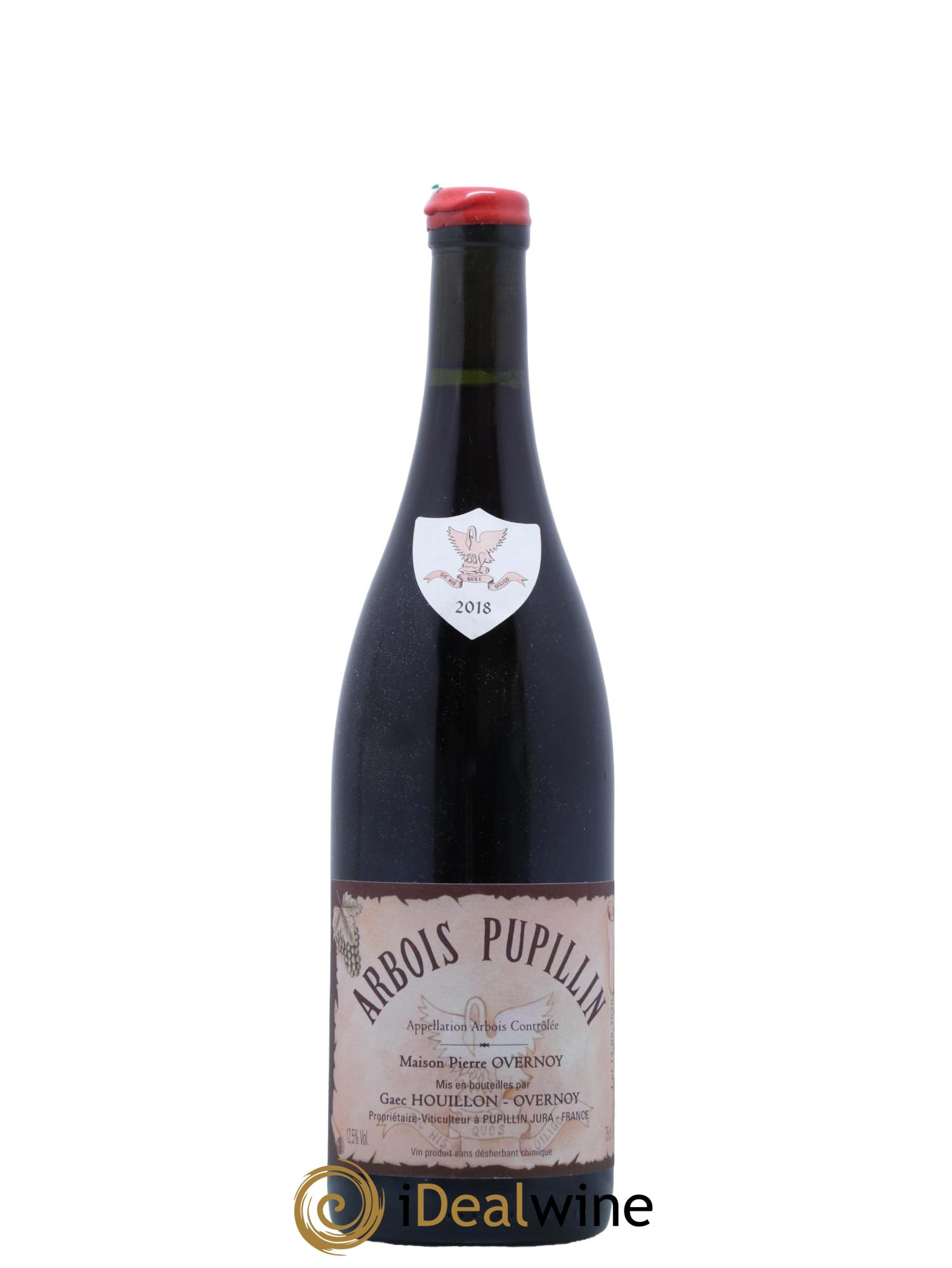 Arbois-Pupillin Poulsard (cire rouge) Overnoy-Houillon (Domaine) 2018 - Lot de 1 bouteille - 0
