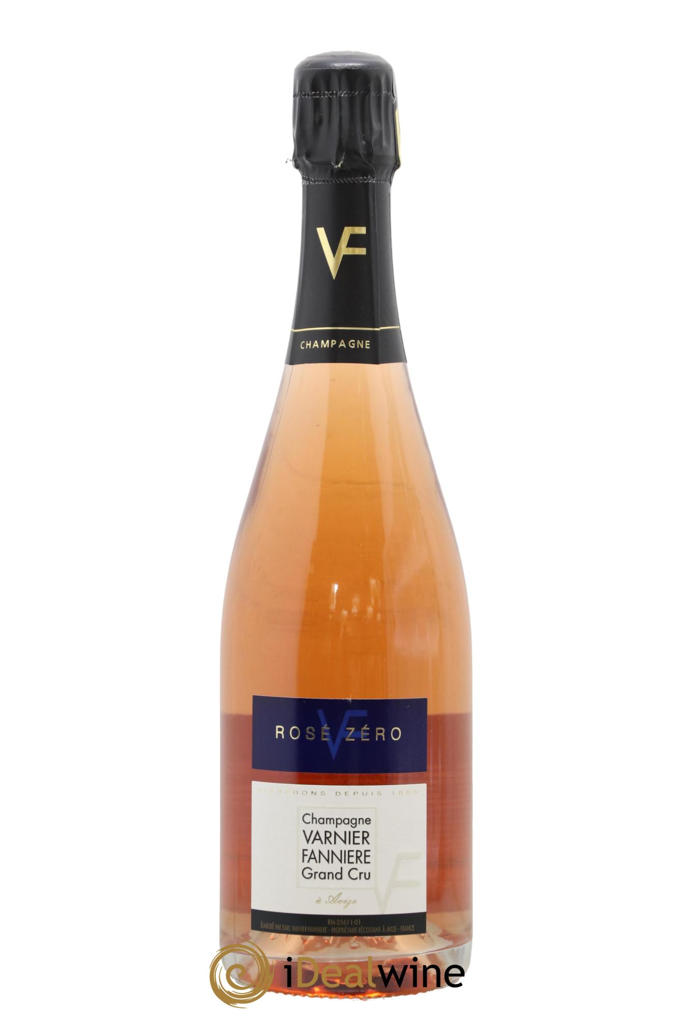 Champagne - Rosé Zéro Grand Cru Varnier-Fannière - Lot de 1 bouteille - 0