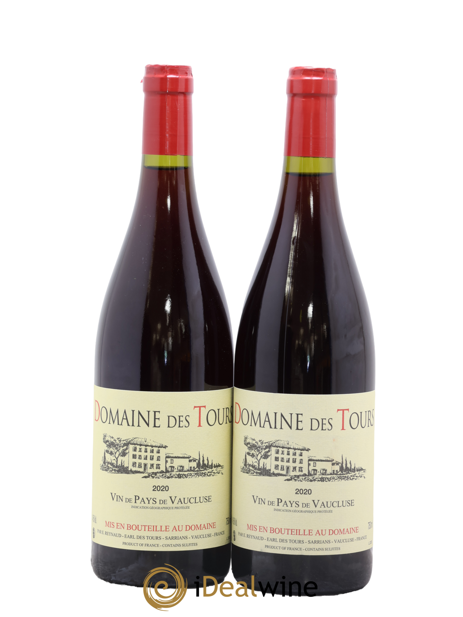 Vaucluse (Vin de Pays de Vaucluse) Domaine des Tours Emmanuel Reynaud 2020 - Lotto di 2 bottiglie - 0