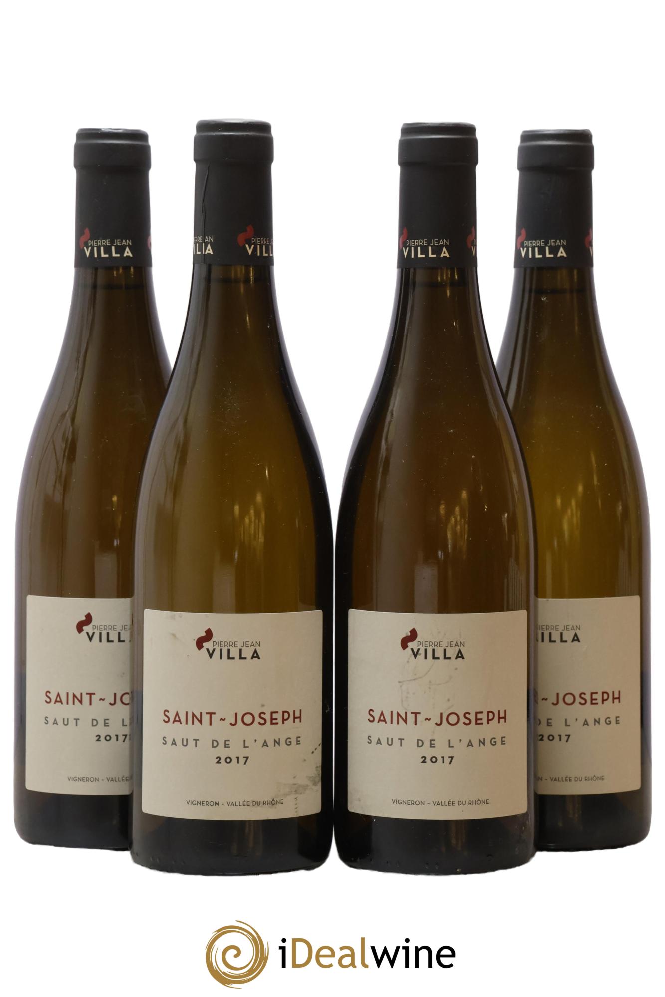 Saint-Joseph Saut de l'Ange Pierre-Jean Villa 2017 - Lot of 4 bottles - 0