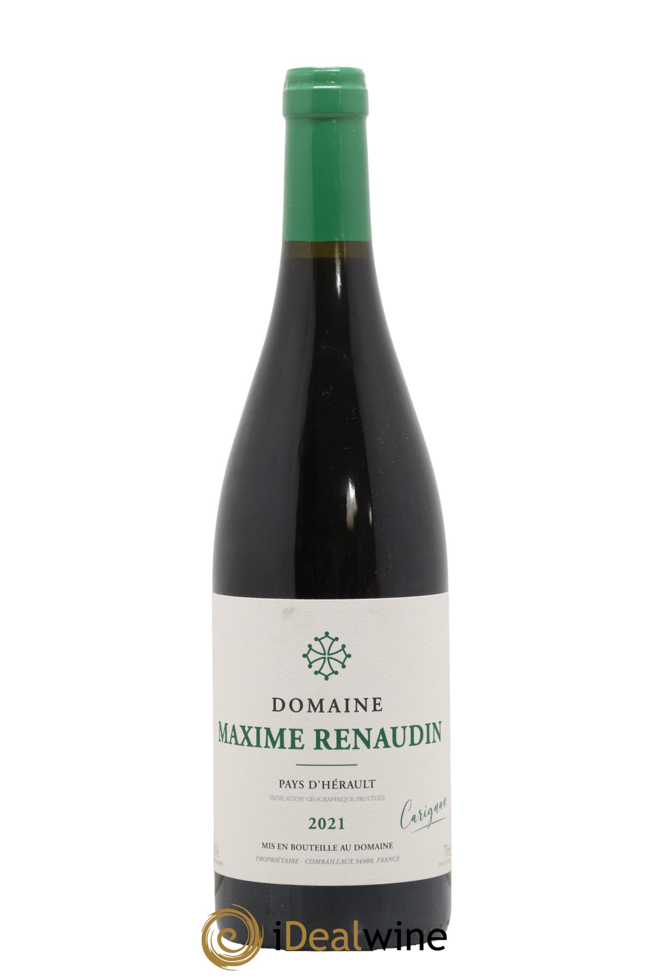 Pays d'Hérault Carignan Maxime Renaudin Carignan Maxime Renaudin 2021 - Lot de 1 bouteille - 0