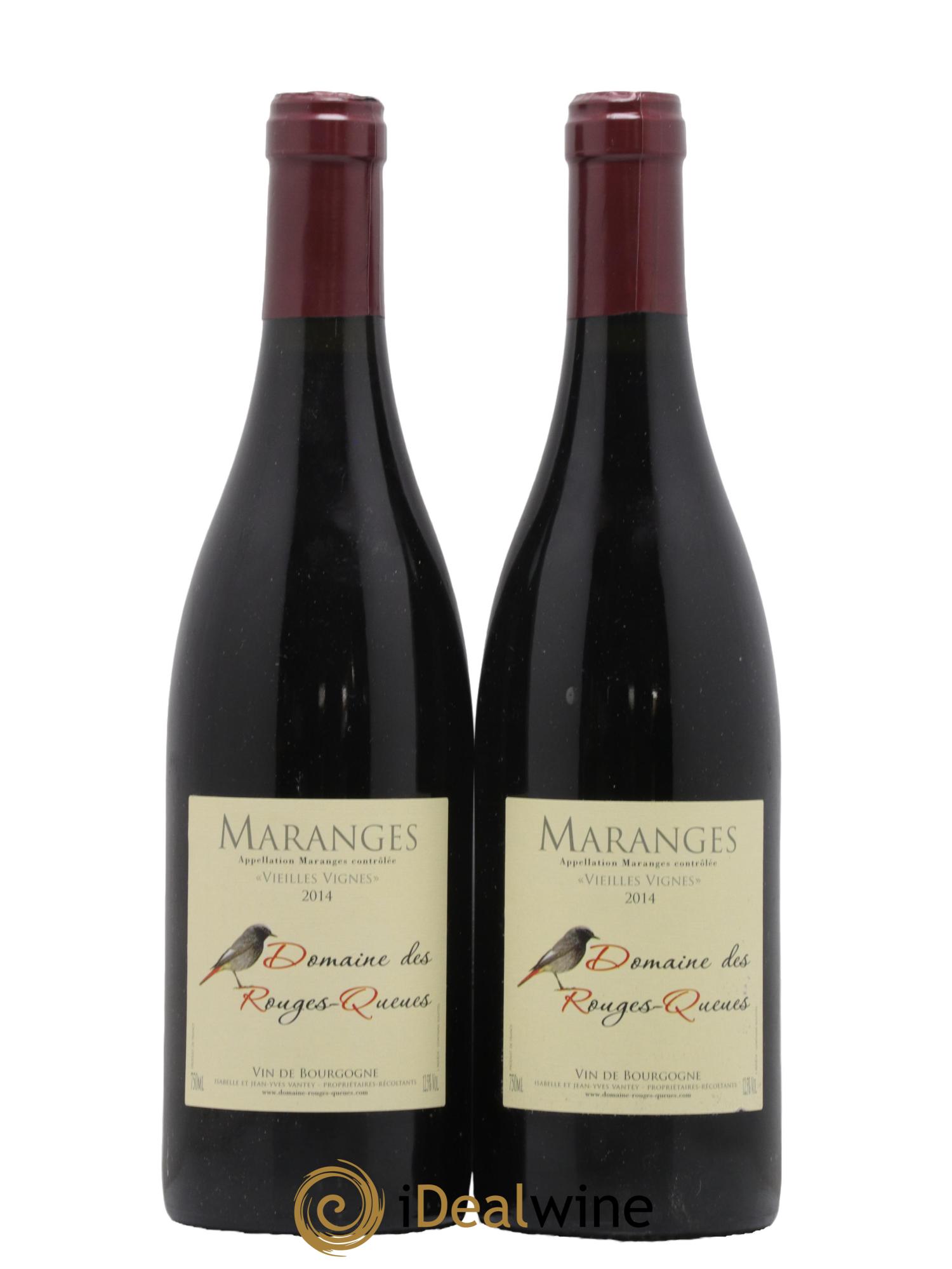 Maranges Vieilles Vignes Domaine des Rouges Queues 2014 - Posten von 2 Flaschen - 0